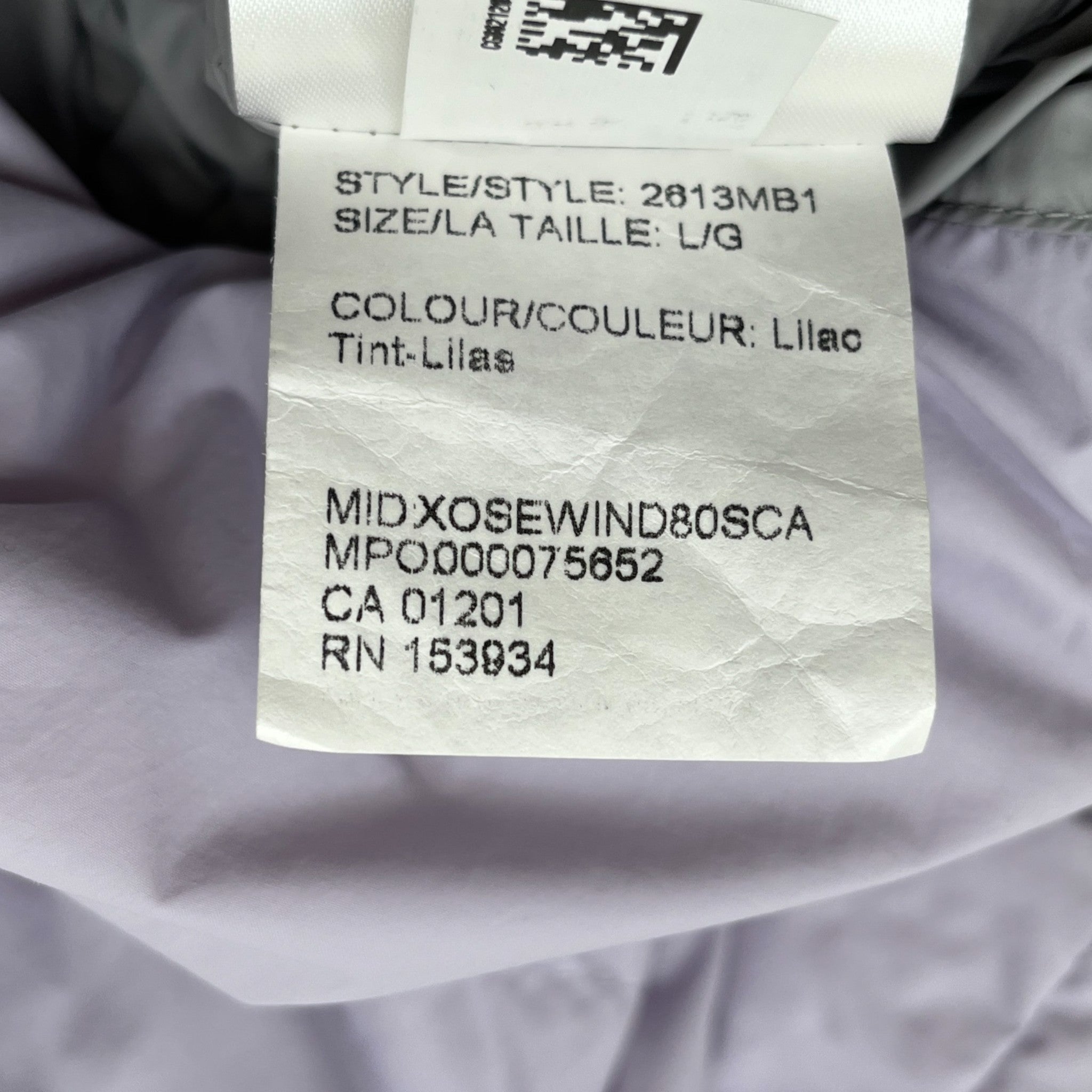 Men's Everett Down Jacket Purple Size L