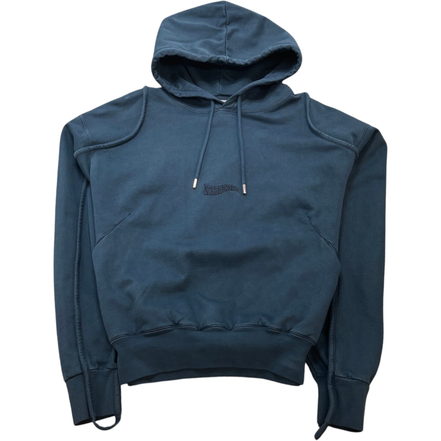 Men's Camargue Embroidered Logo Hoodie Navy Size L