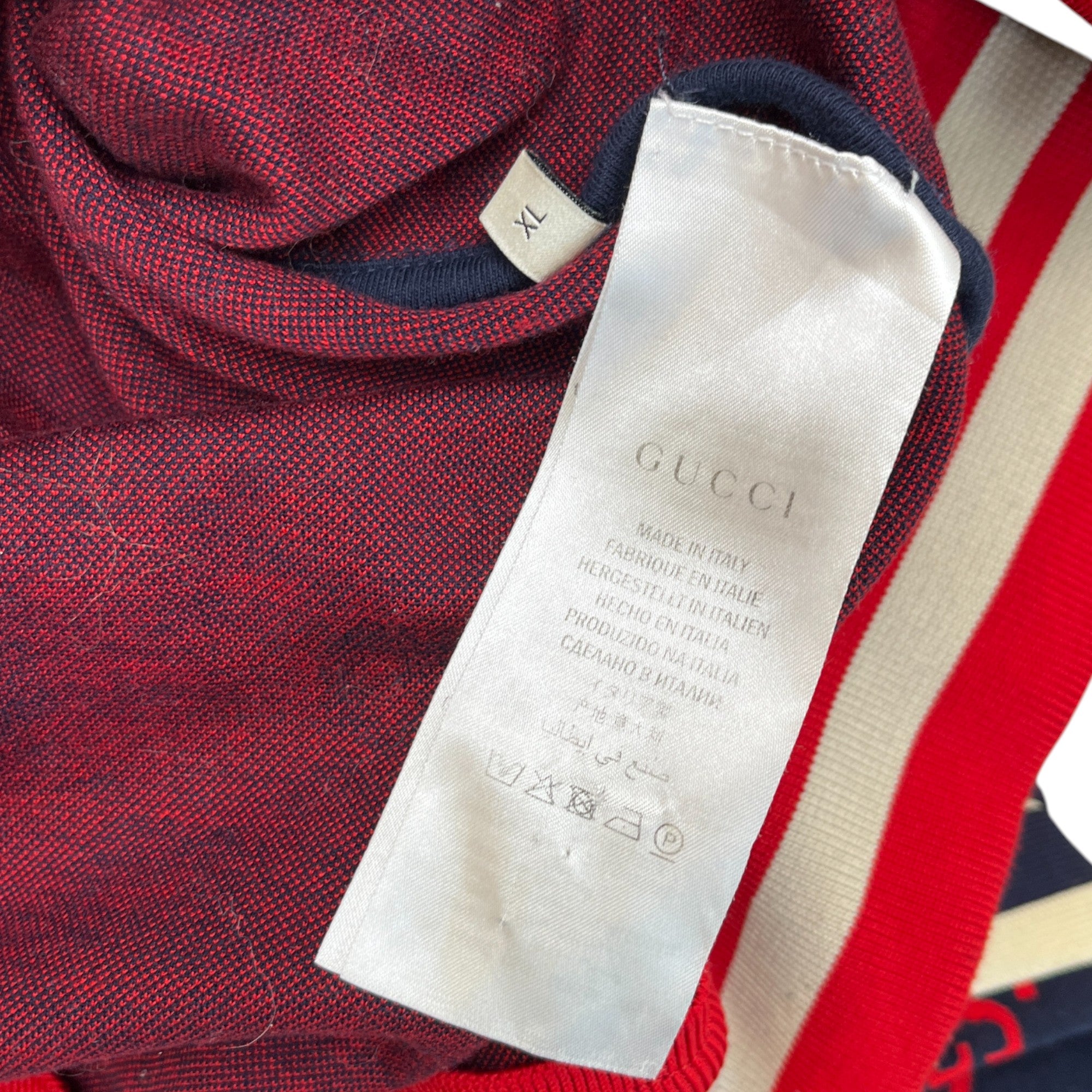 Men's Gg Supreme Track Jacket Navy Size XL