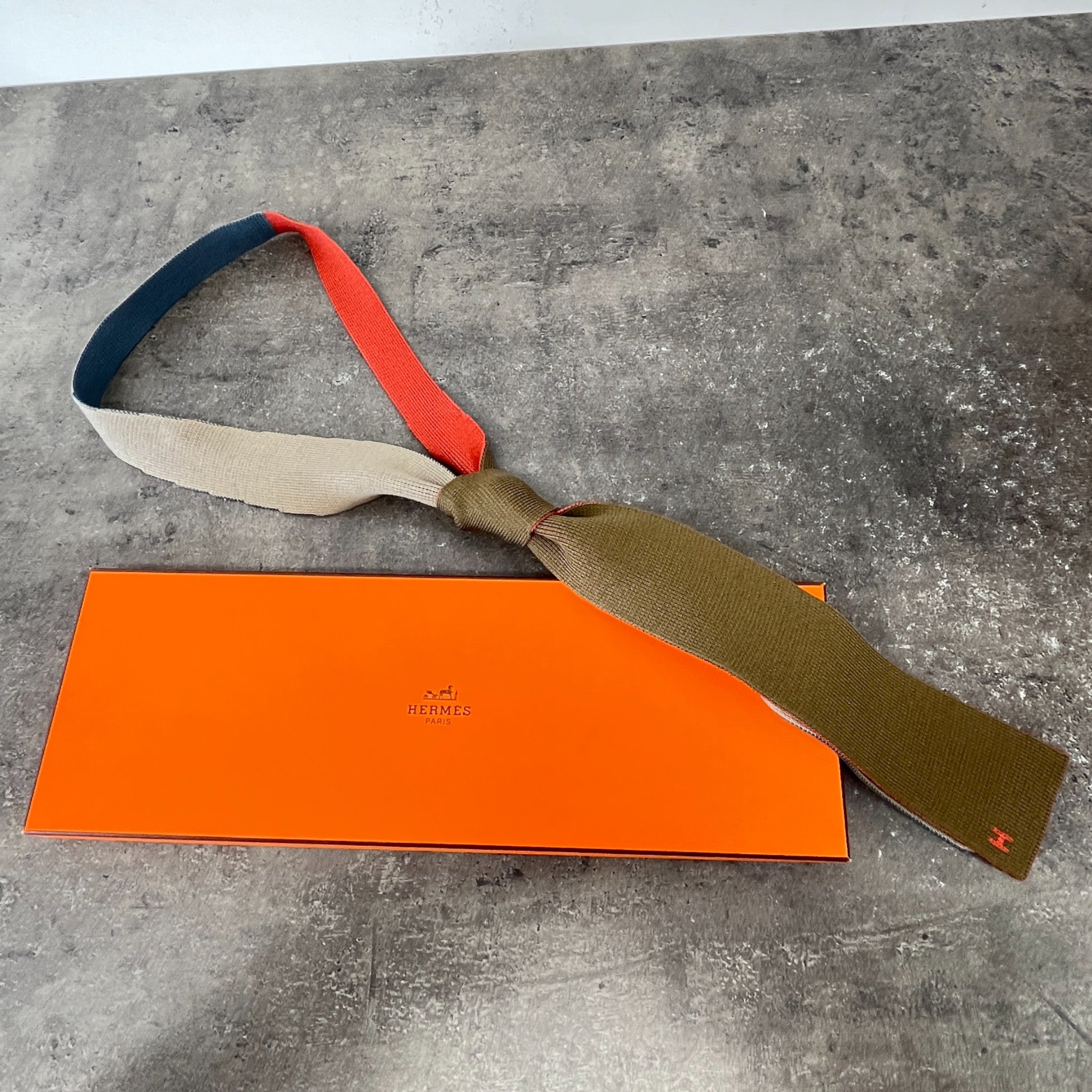 Men's 4-Way Reversible Knit Tie Grey