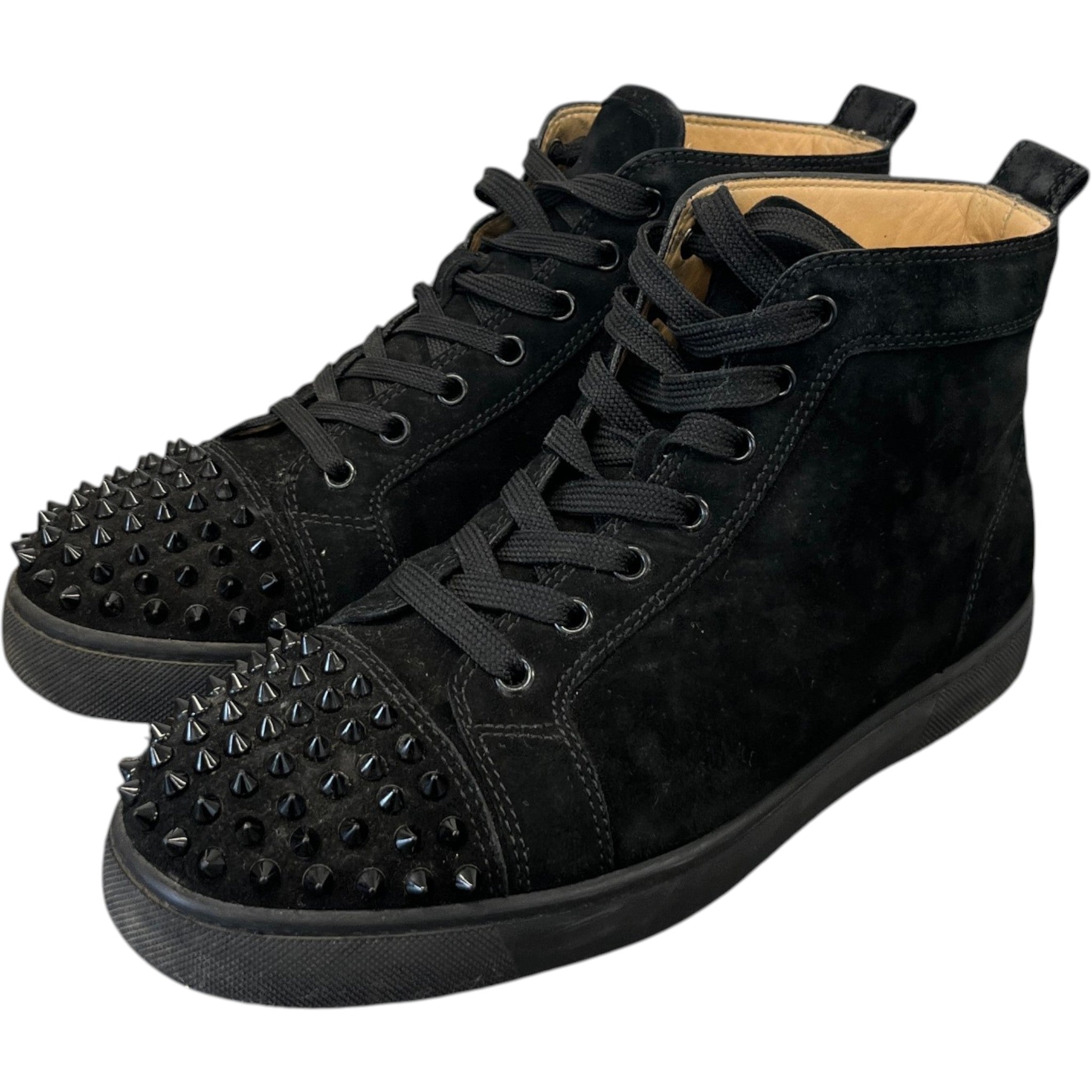 Men's Lou Spikes High Trainers Black Size EU 39 / UK 5