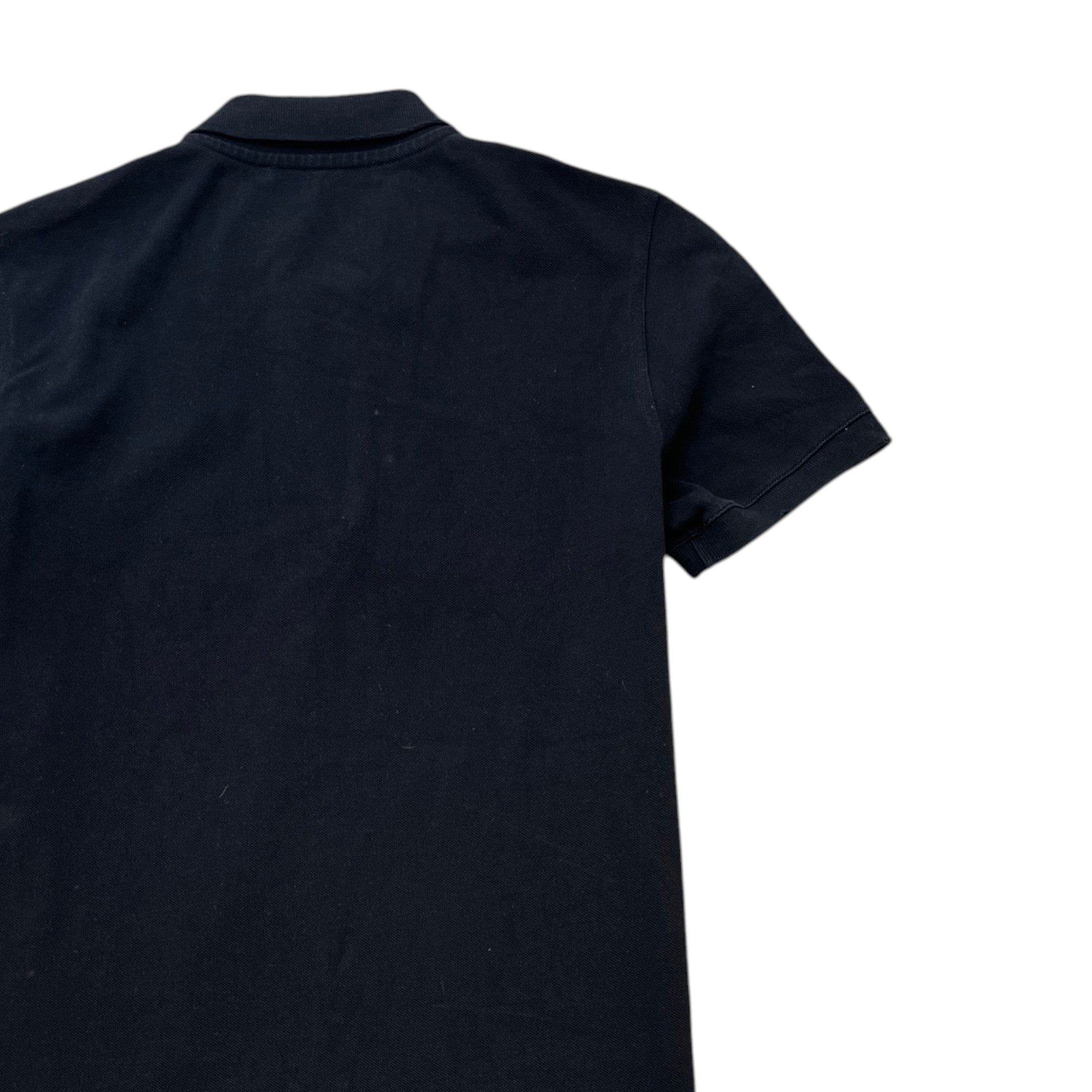 Men's Embroidered Logo T-Shirt Black Size S