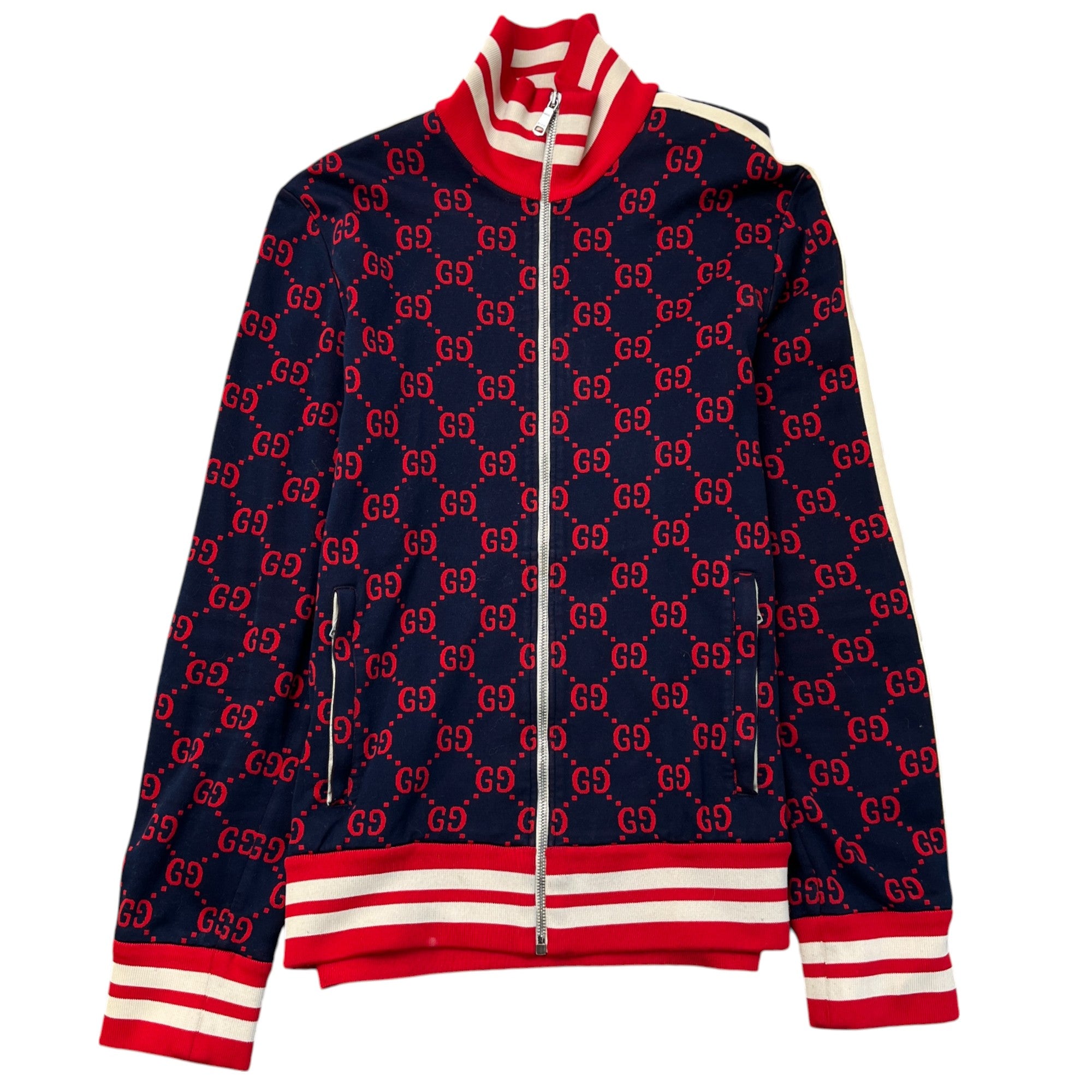 Men's Gg Supreme Track Jacket Navy Size XL