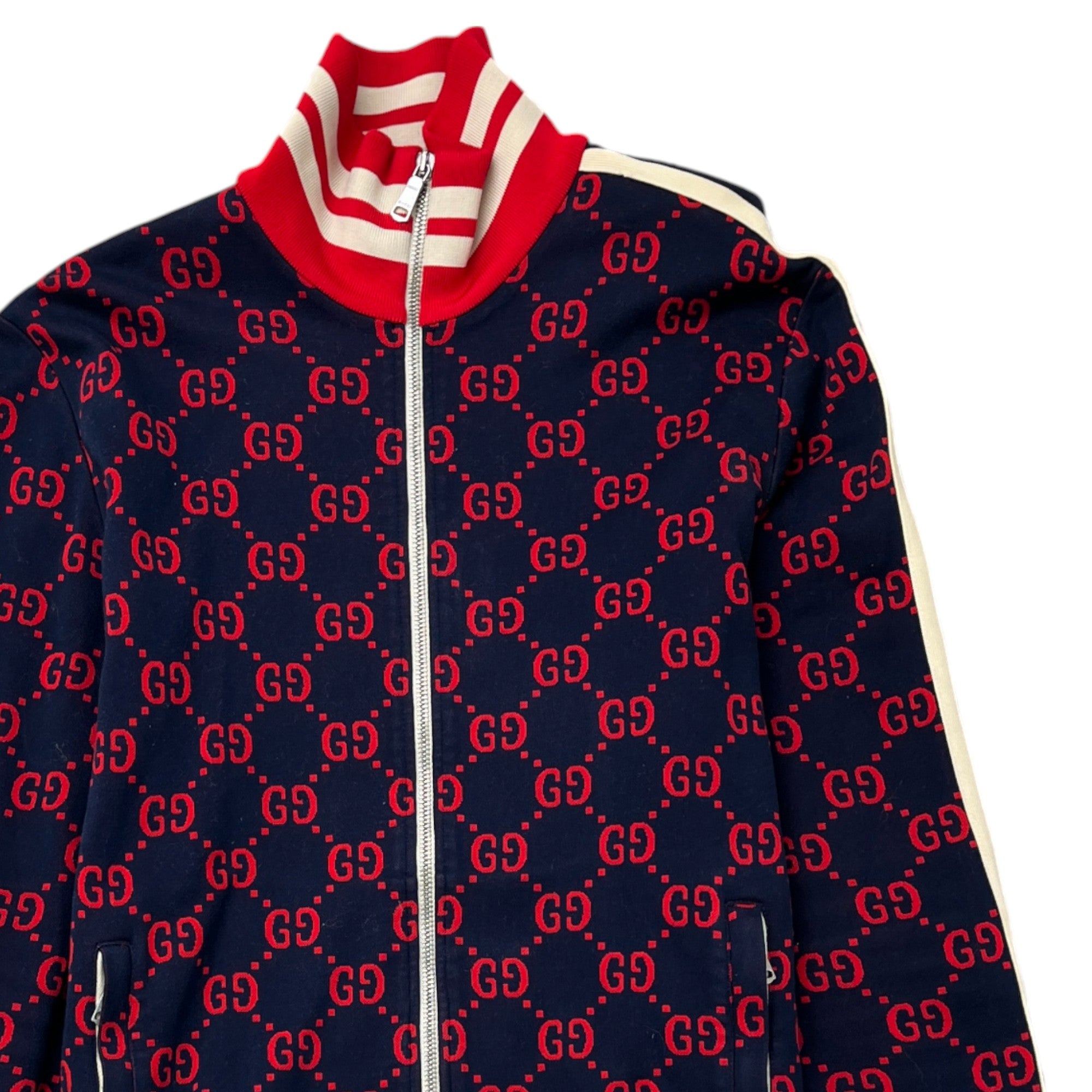 Men's Gg Supreme Track Jacket Navy Size XL