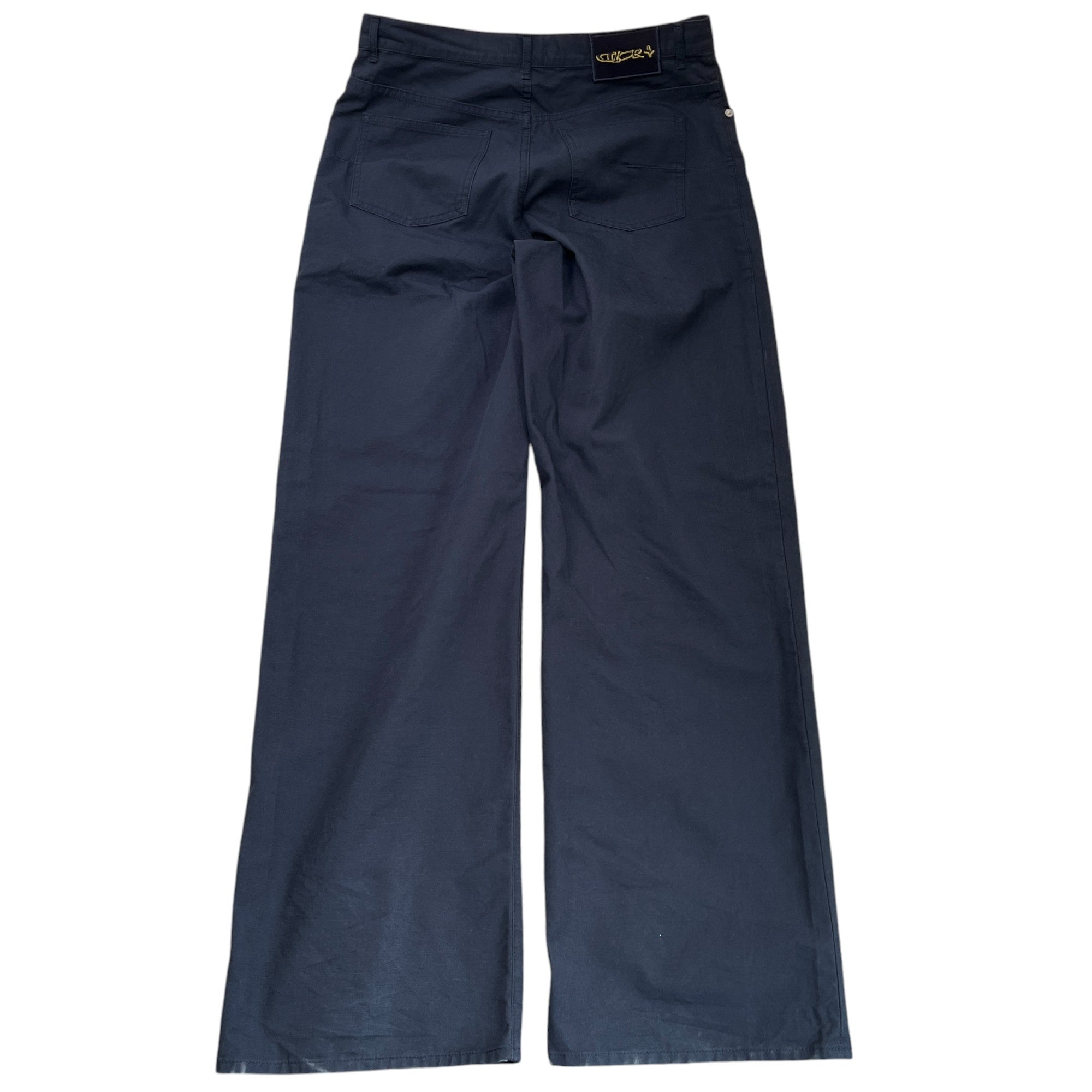 Men's X Lewis Hamilton Wide Leg Jeans Navy Size Waist 30"