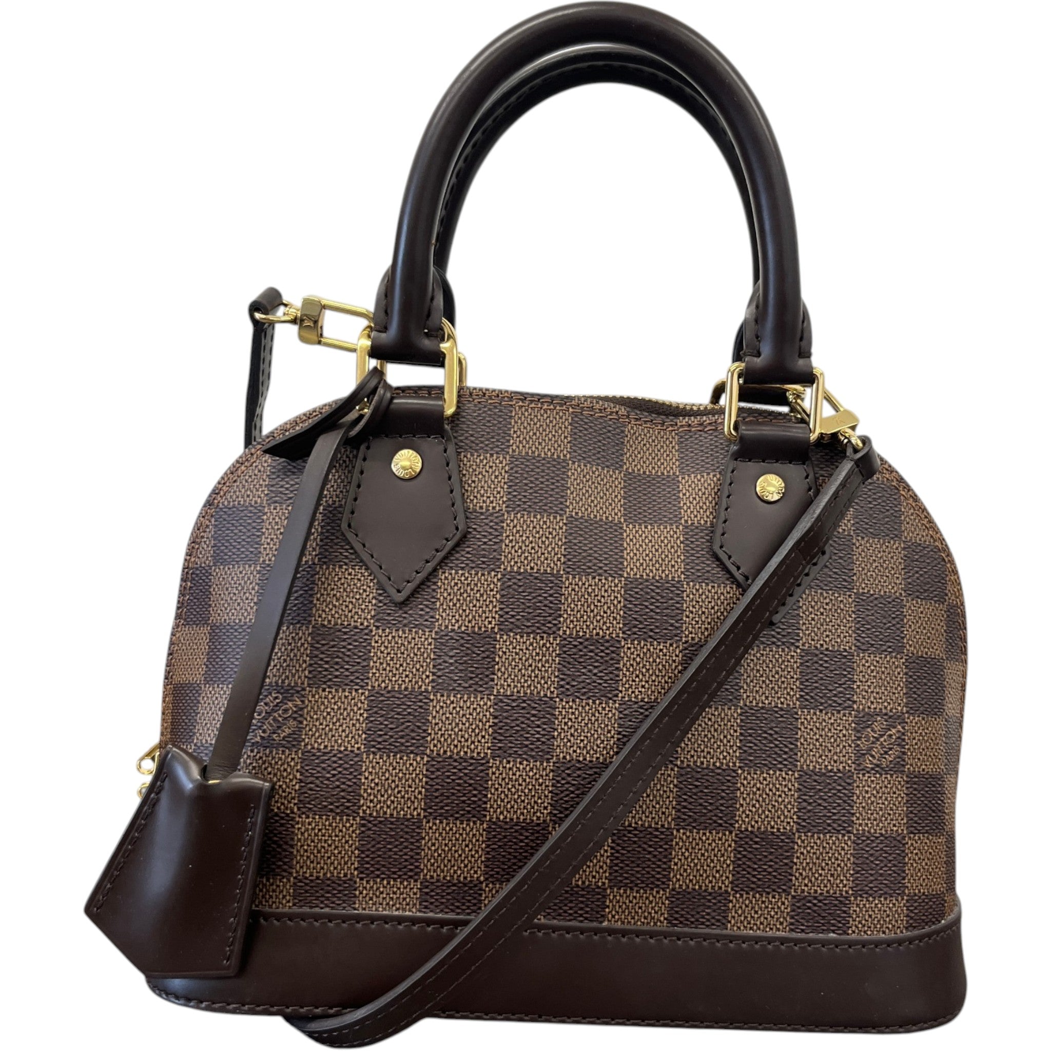 Women's Damier Ebene Alma Bb Bag Brown