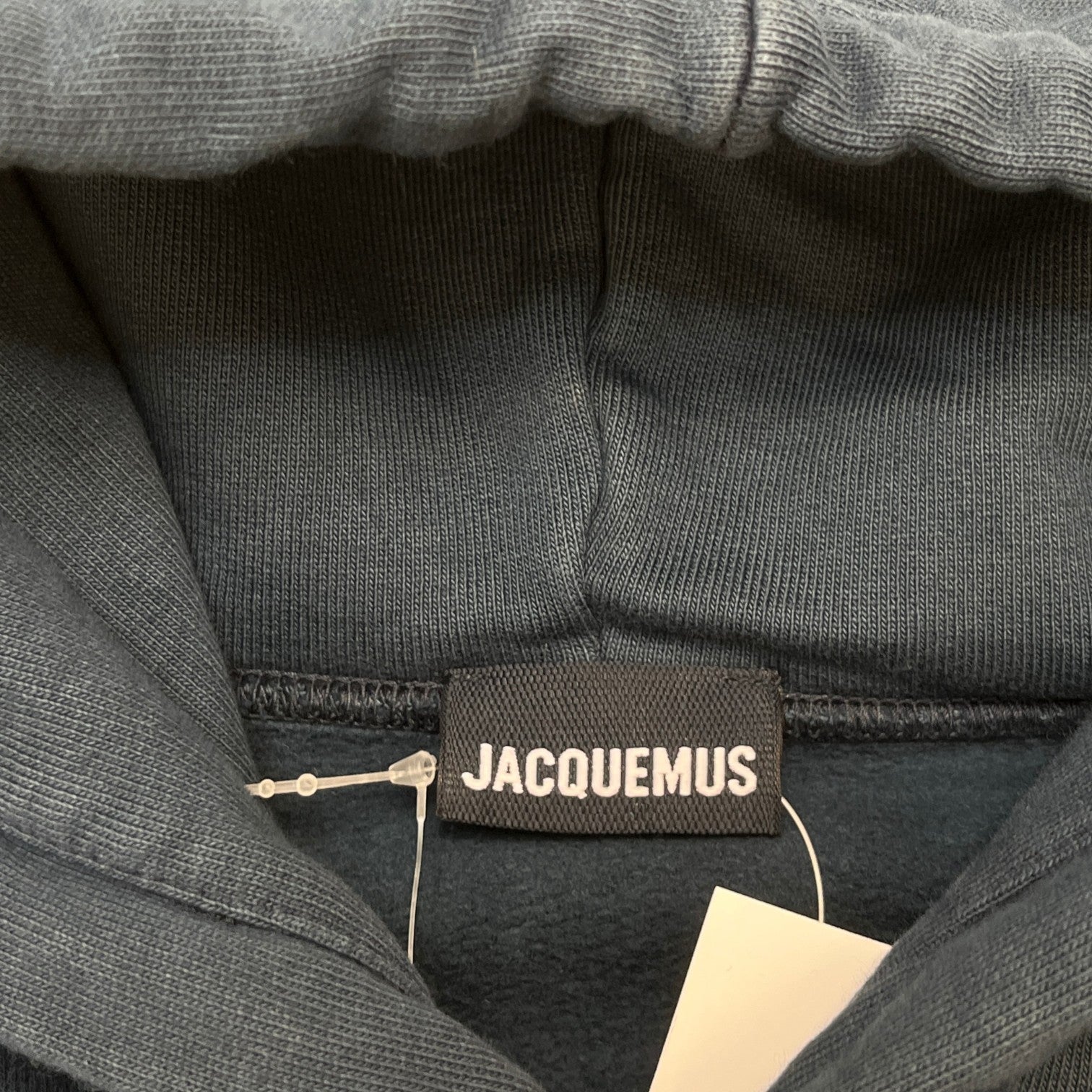 Men's Camargue Embroidered Logo Hoodie Navy Size L