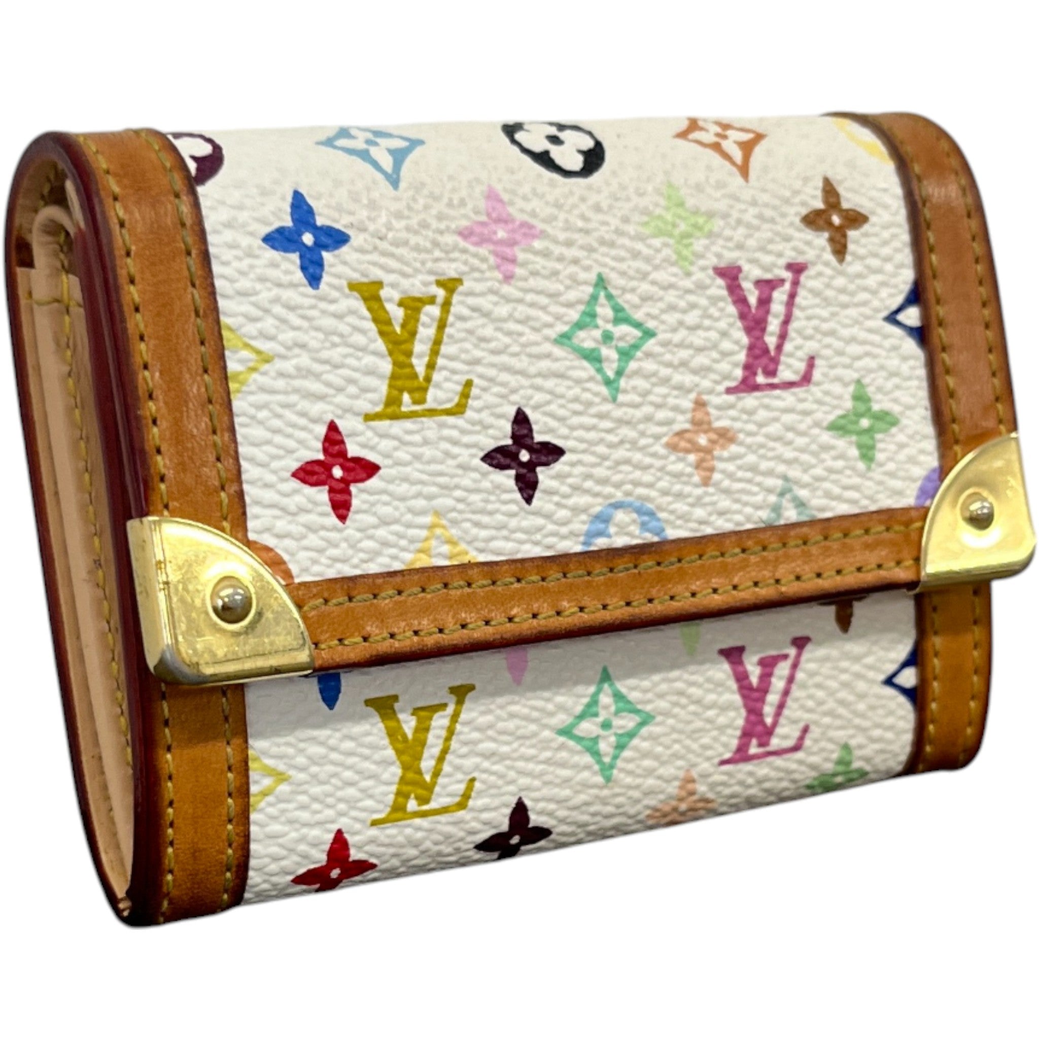Women's Takashi Murakami Monogram Porte Monnaie Wallet Multi-Coloured