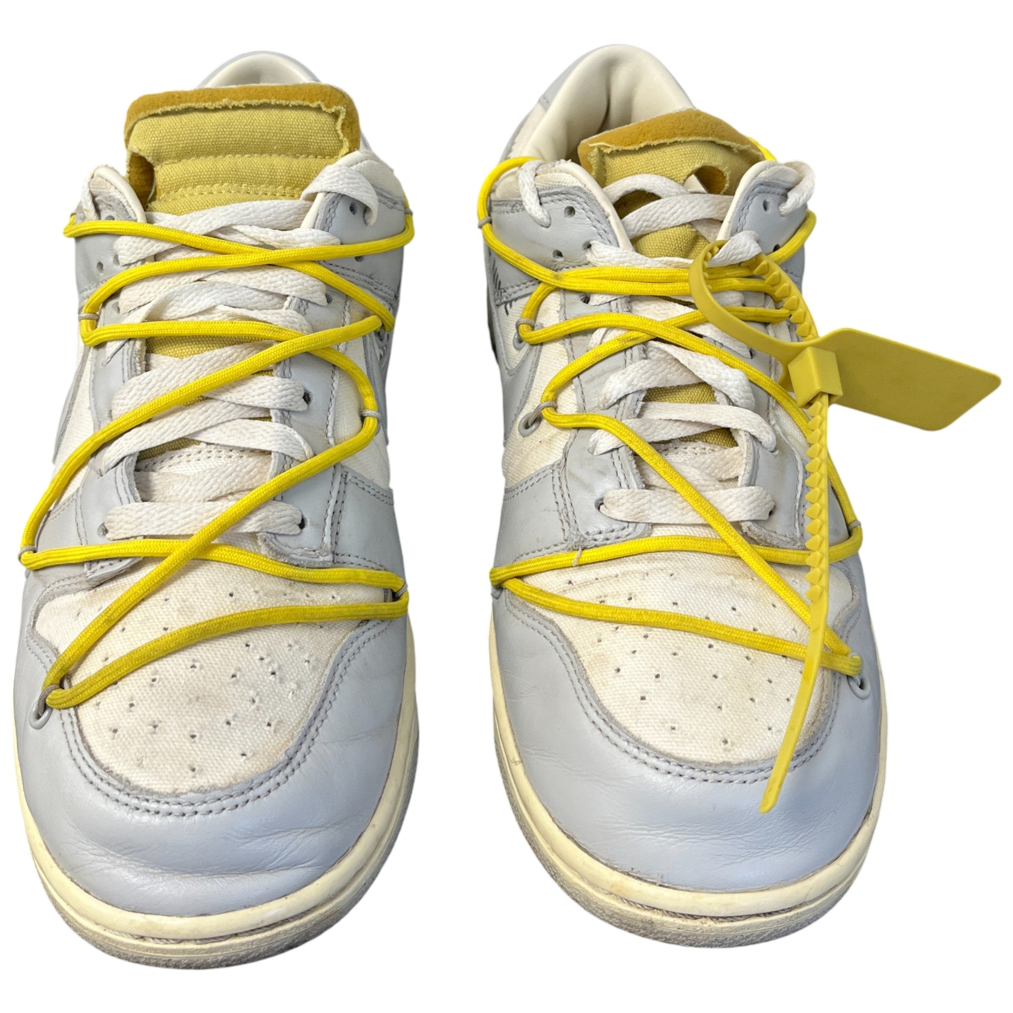 Men's X Nike Dunk Lot 29/50 Low Trainers Yellow Size EU 44 / UK 10