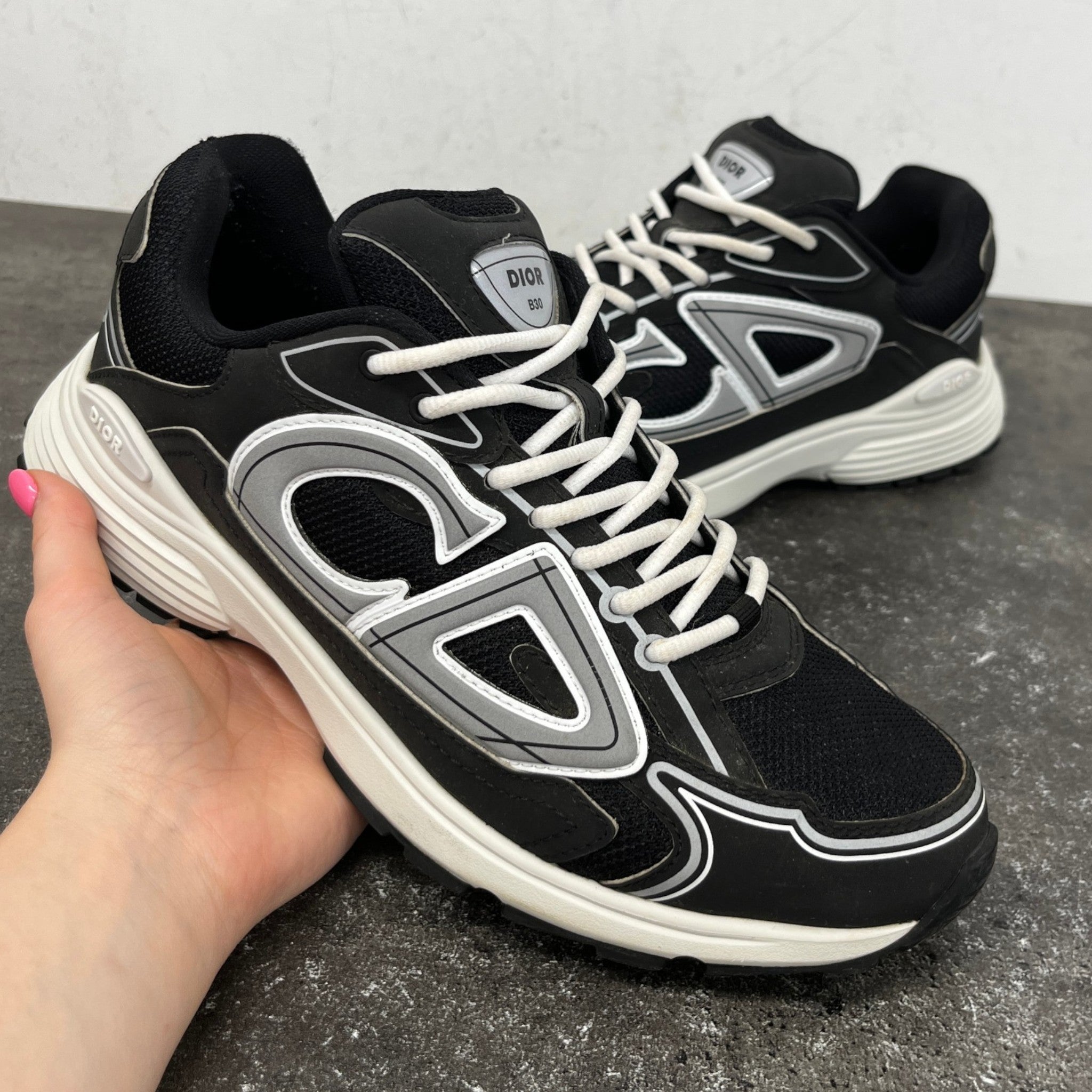 Men's B30 Low Trainers Black Size EU 41 / UK 7
