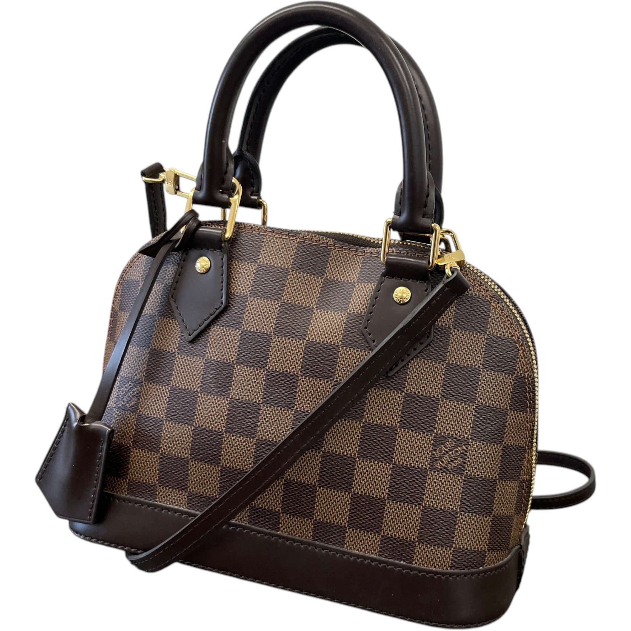 Women's Damier Ebene Alma Bb Bag Brown