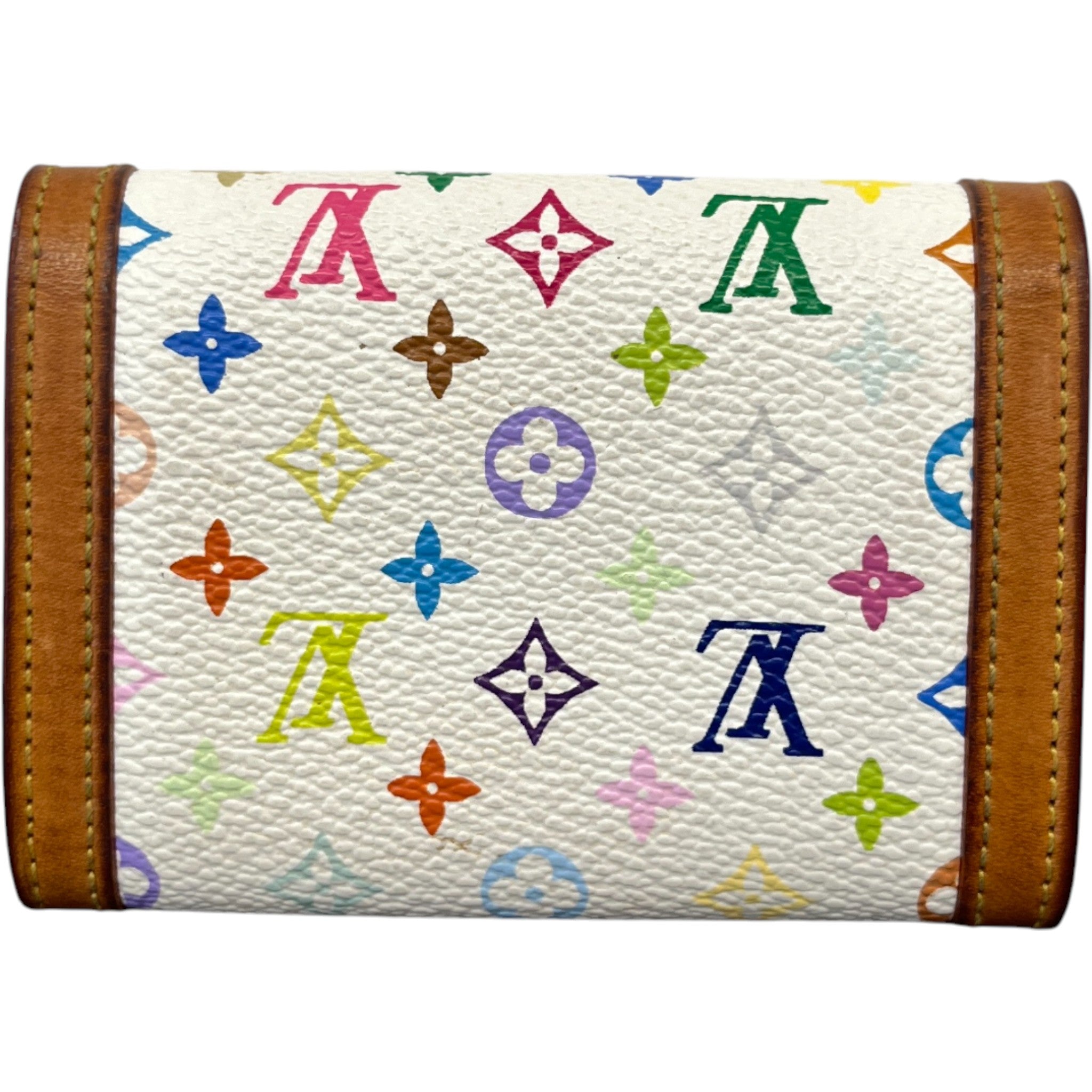 Women's Takashi Murakami Monogram Porte Monnaie Wallet Multi-Coloured