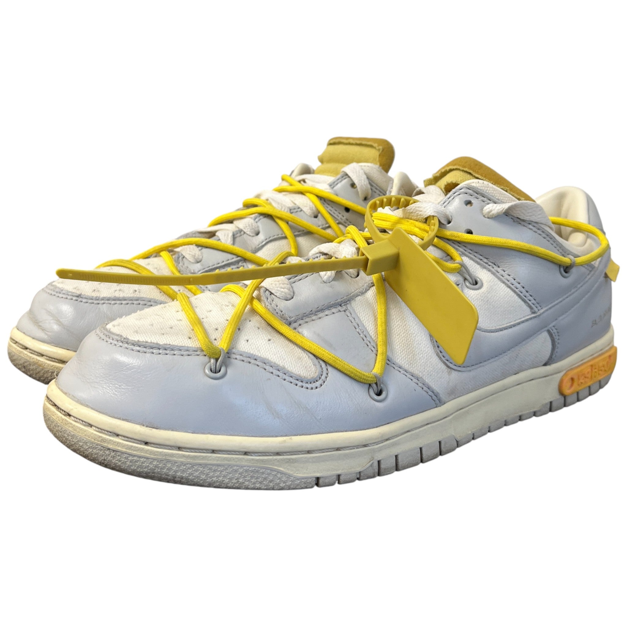 Men's X Nike Dunk Lot 29/50 Low Trainers Yellow Size EU 44 / UK 10