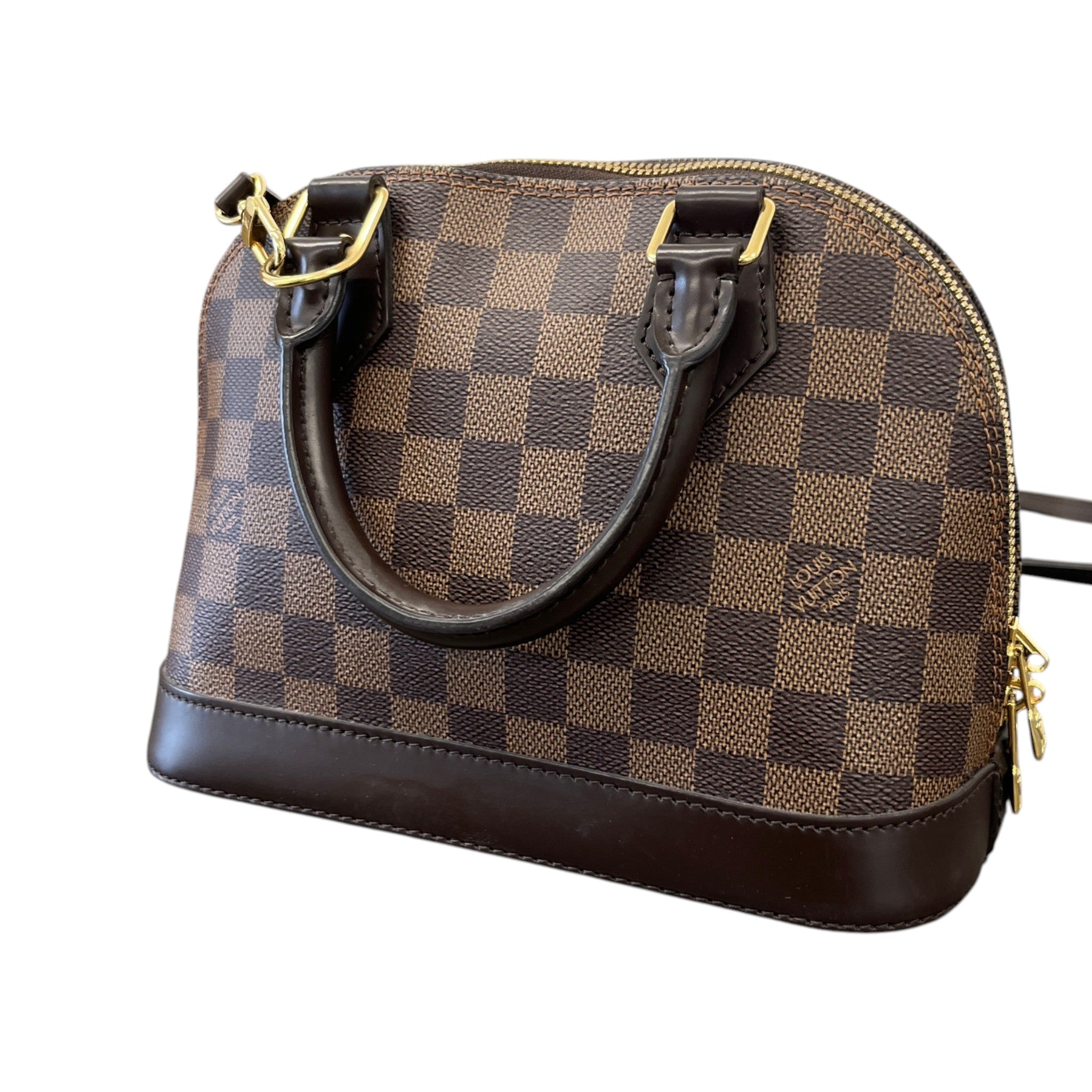 Women's Damier Ebene Alma Bb Bag Brown
