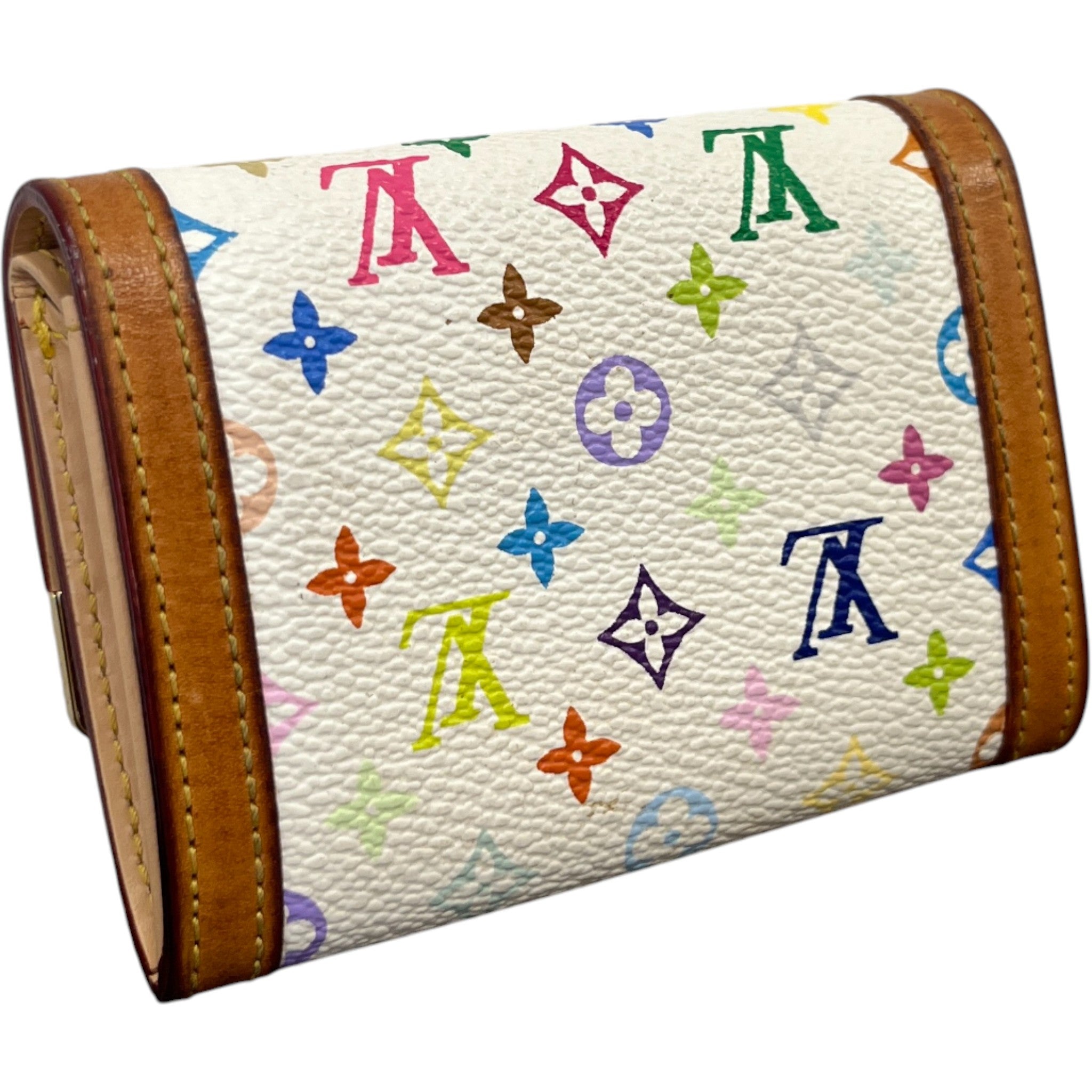 Women's Takashi Murakami Monogram Porte Monnaie Wallet Multi-Coloured