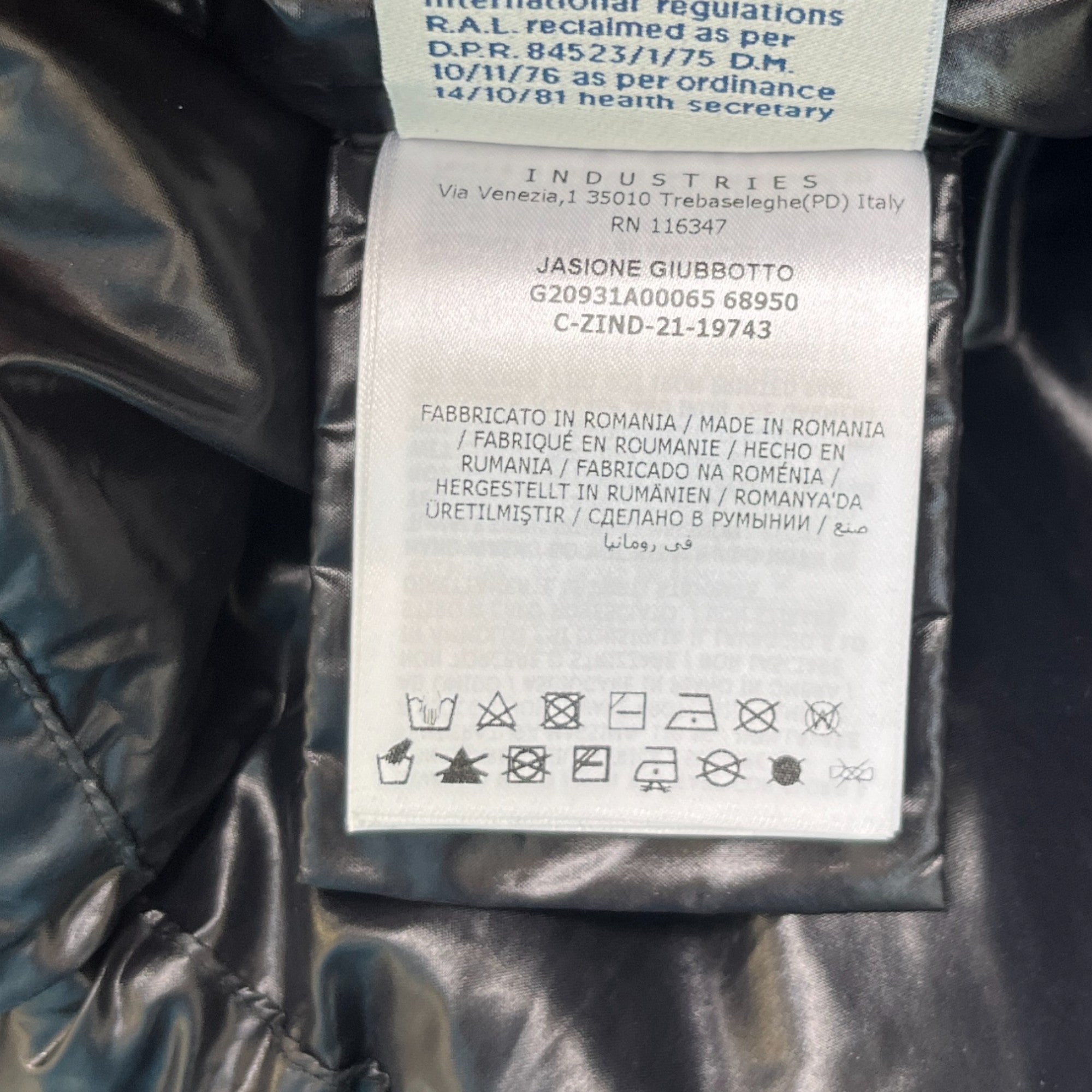 Women's Jasione Down Jacket Black Size 1 / UK 10