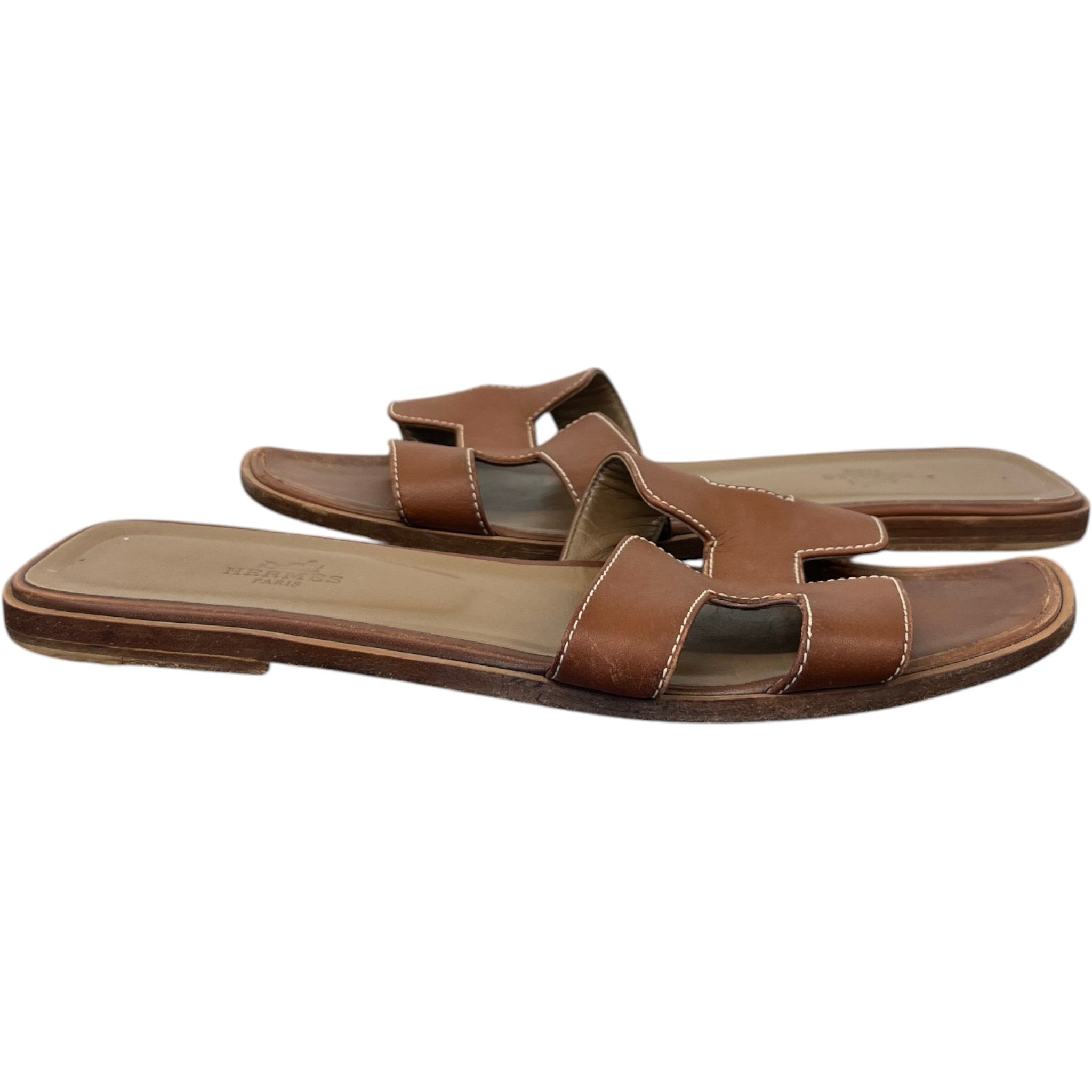 Women's Oran Slides Brown Size EU 40 / UK 7