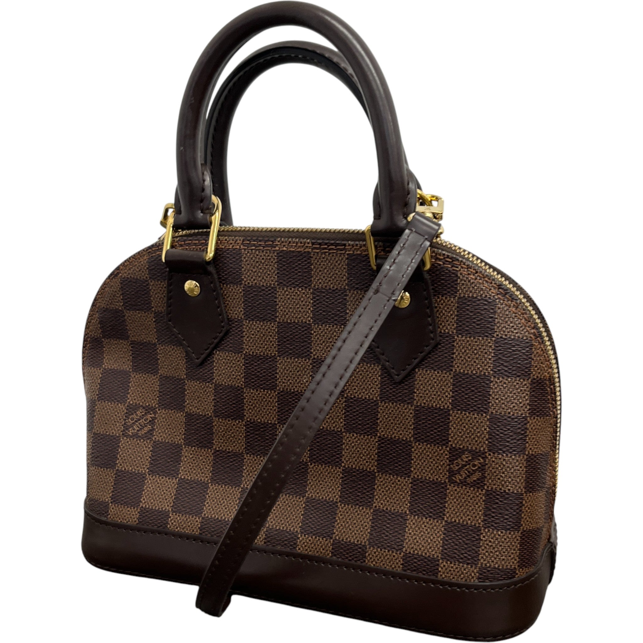 Women's Damier Ebene Alma Bb Bag Brown