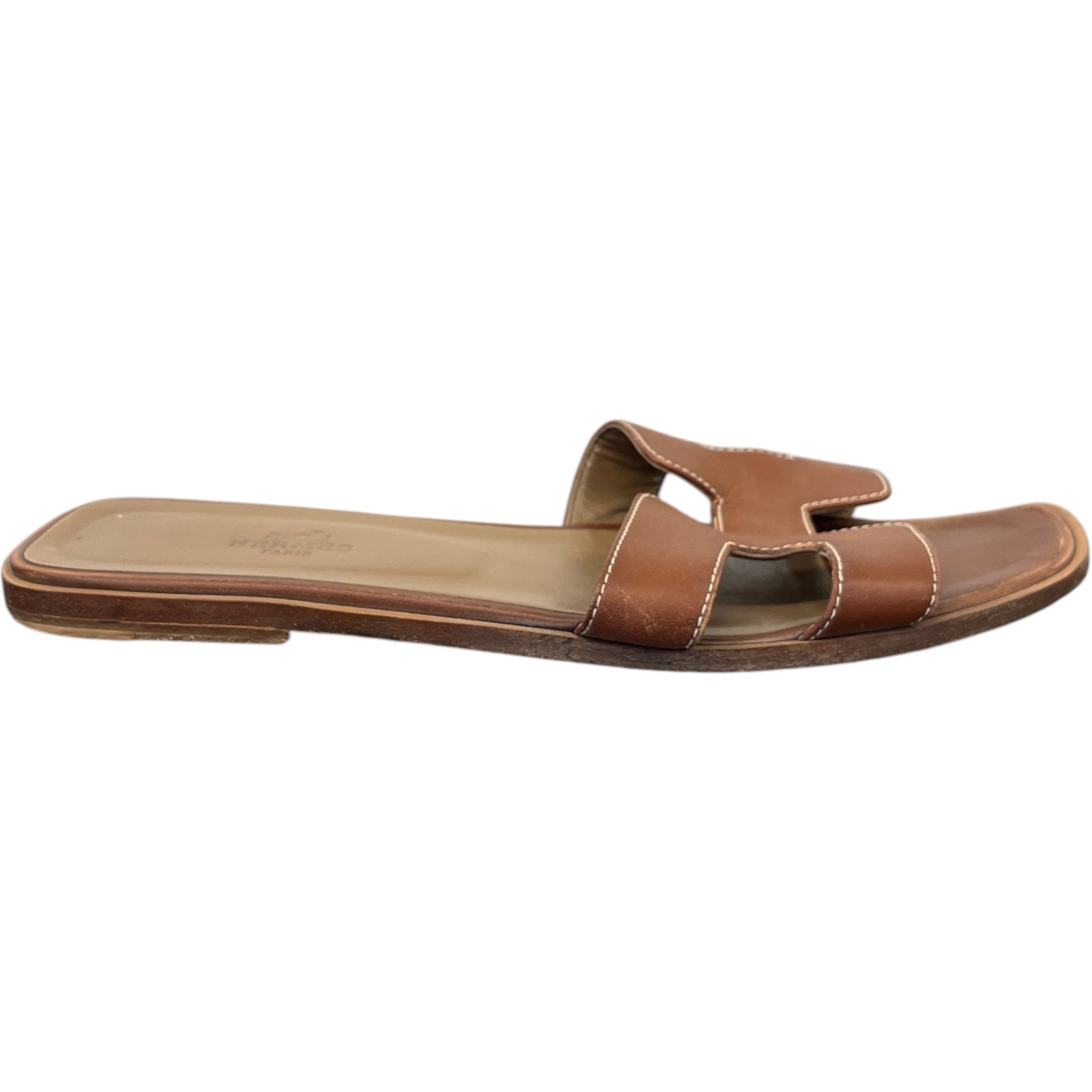 Women's Oran Slides Brown Size EU 40 / UK 7