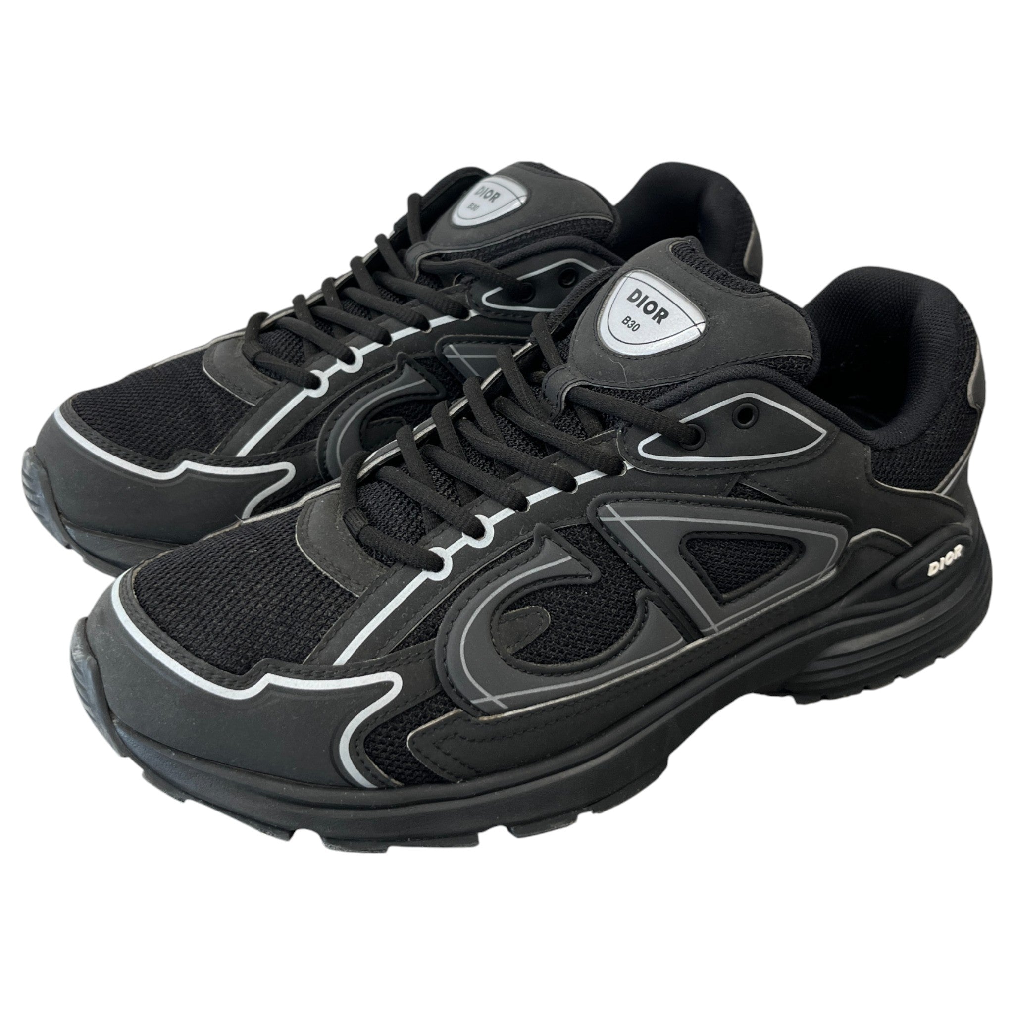 Men's B30 Low Trainers Black Size EU 42.5 / UK 8.5