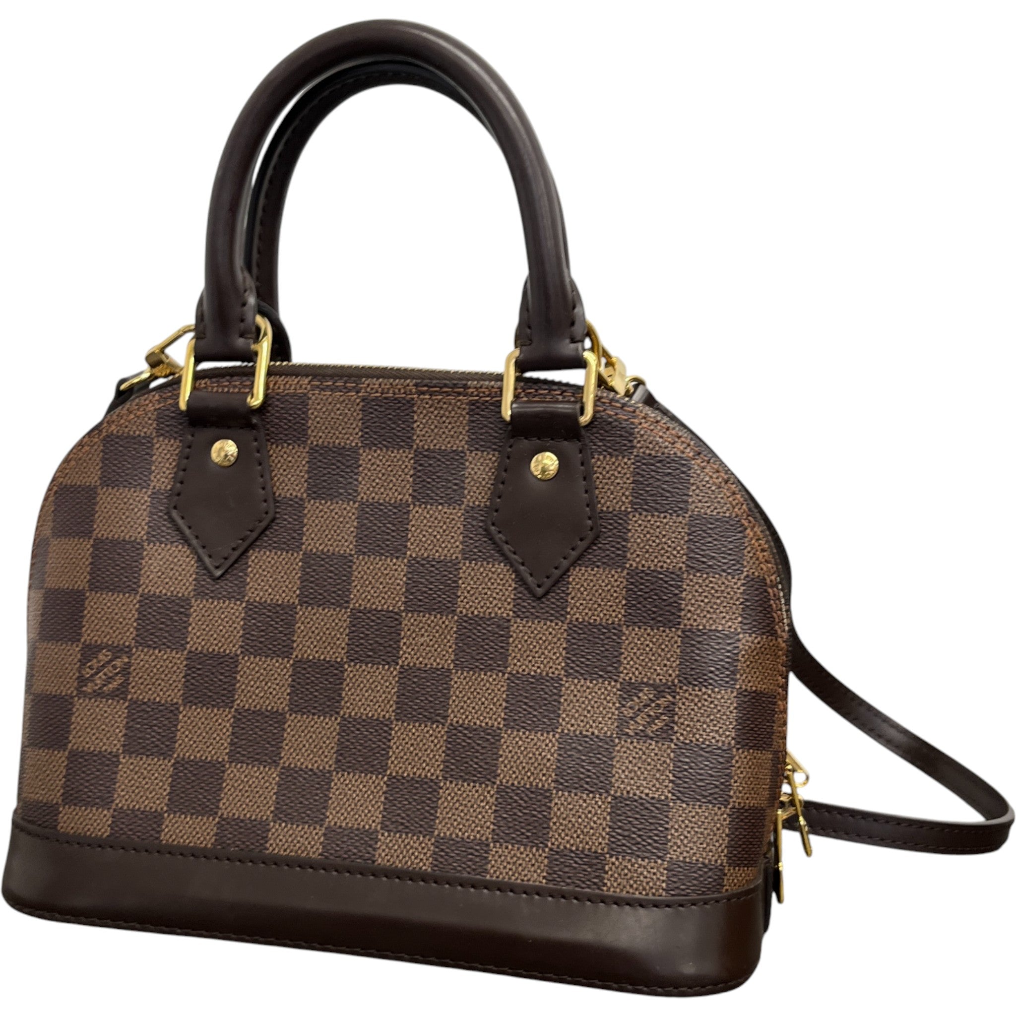 Women's Damier Ebene Alma Bb Bag Brown