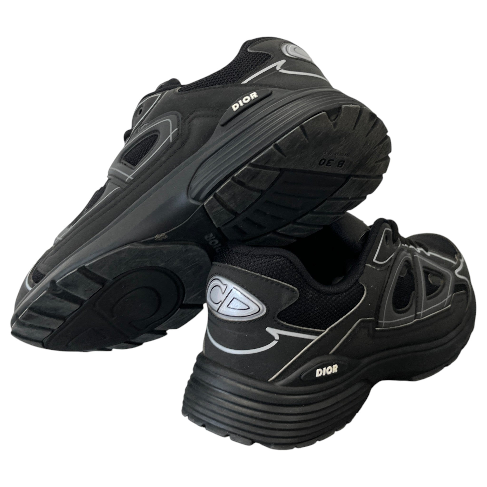 Men's B30 Low Trainers Black Size EU 42.5 / UK 8.5