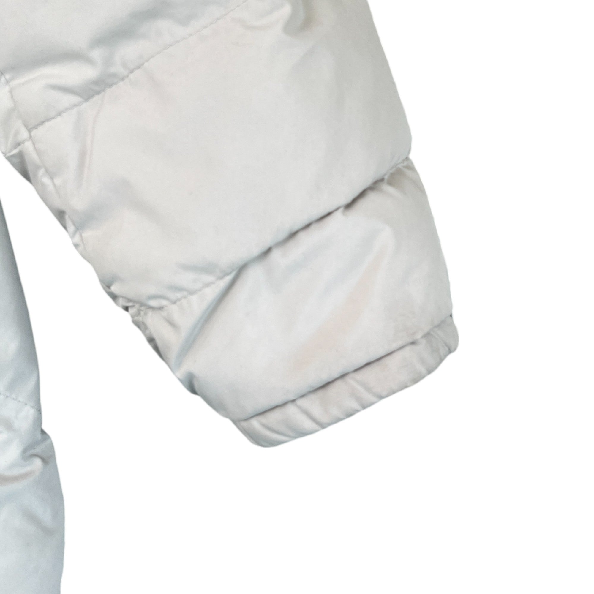 Women's Quilted Down Jacket Cream Size M