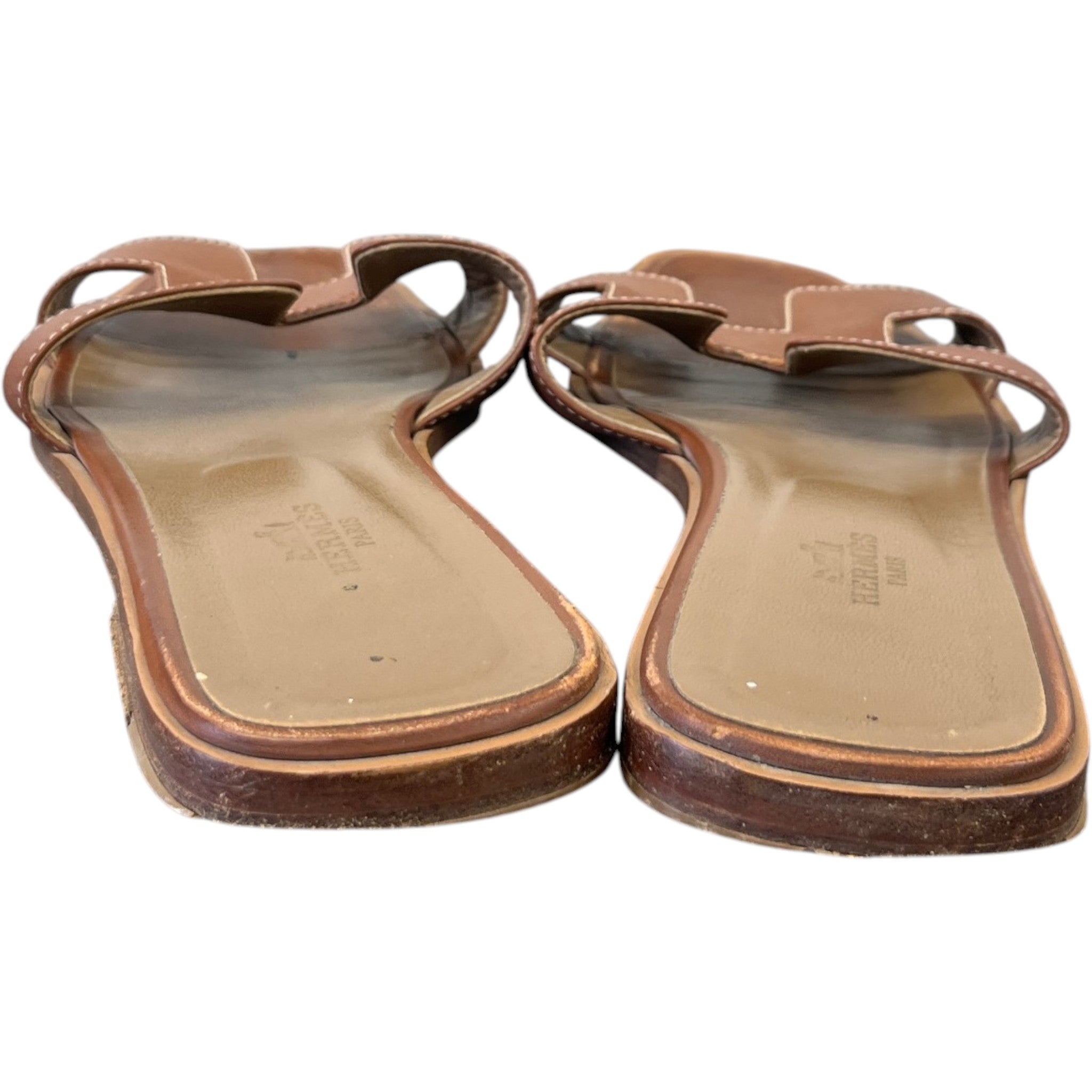 Women's Oran Slides Brown Size EU 40 / UK 7