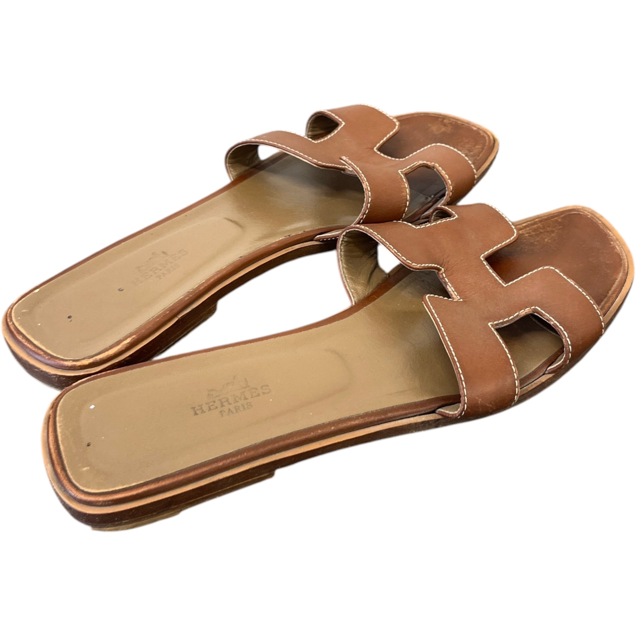 Women's Oran Slides Brown Size EU 40 / UK 7
