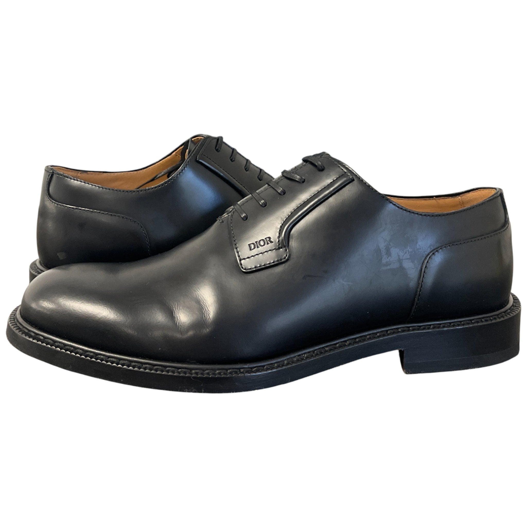 Men's Derby Loafers Black Size EU 40 / UK 6