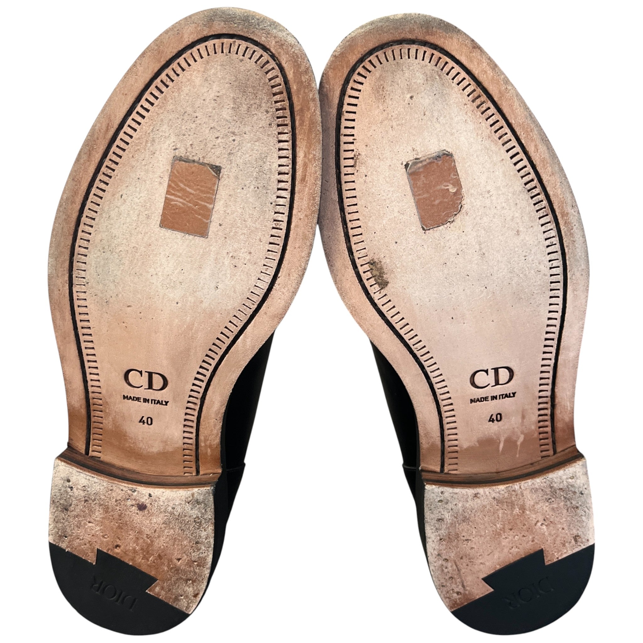 Men's Derby Loafers Black Size EU 40 / UK 6