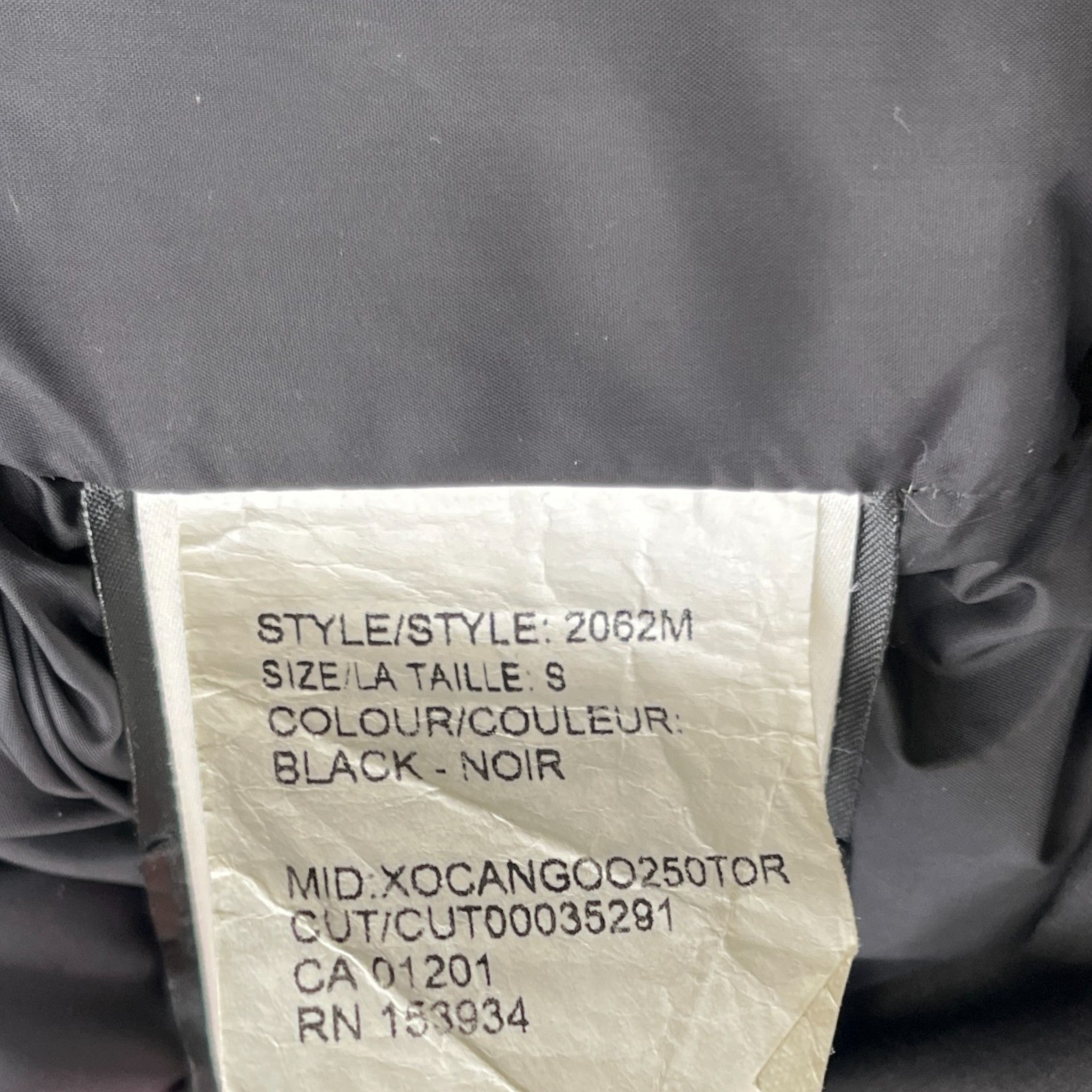 Men's Langford Down Jacket Black Size S