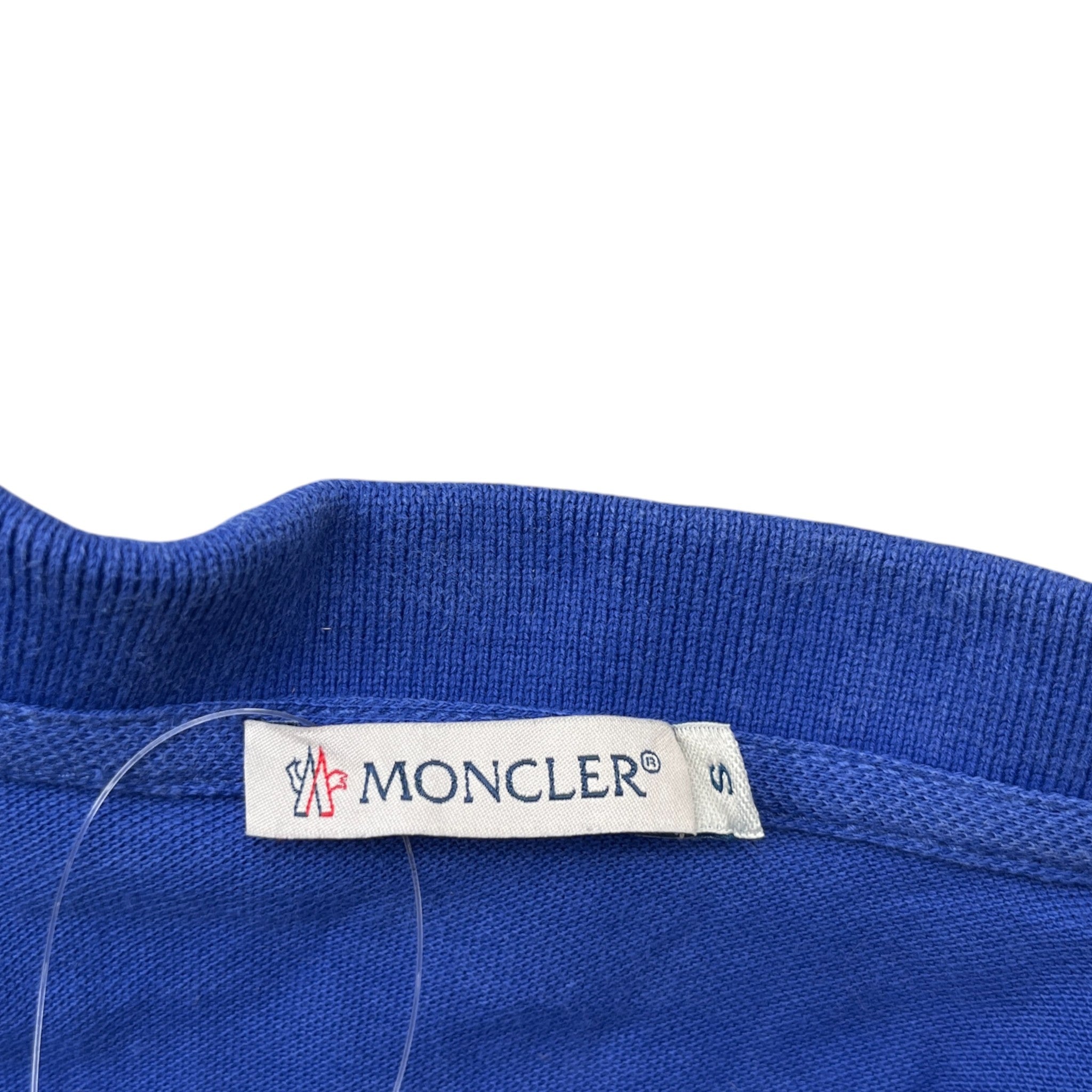 Men's Maglia Manica Corta Polo Shirt Blue Size S