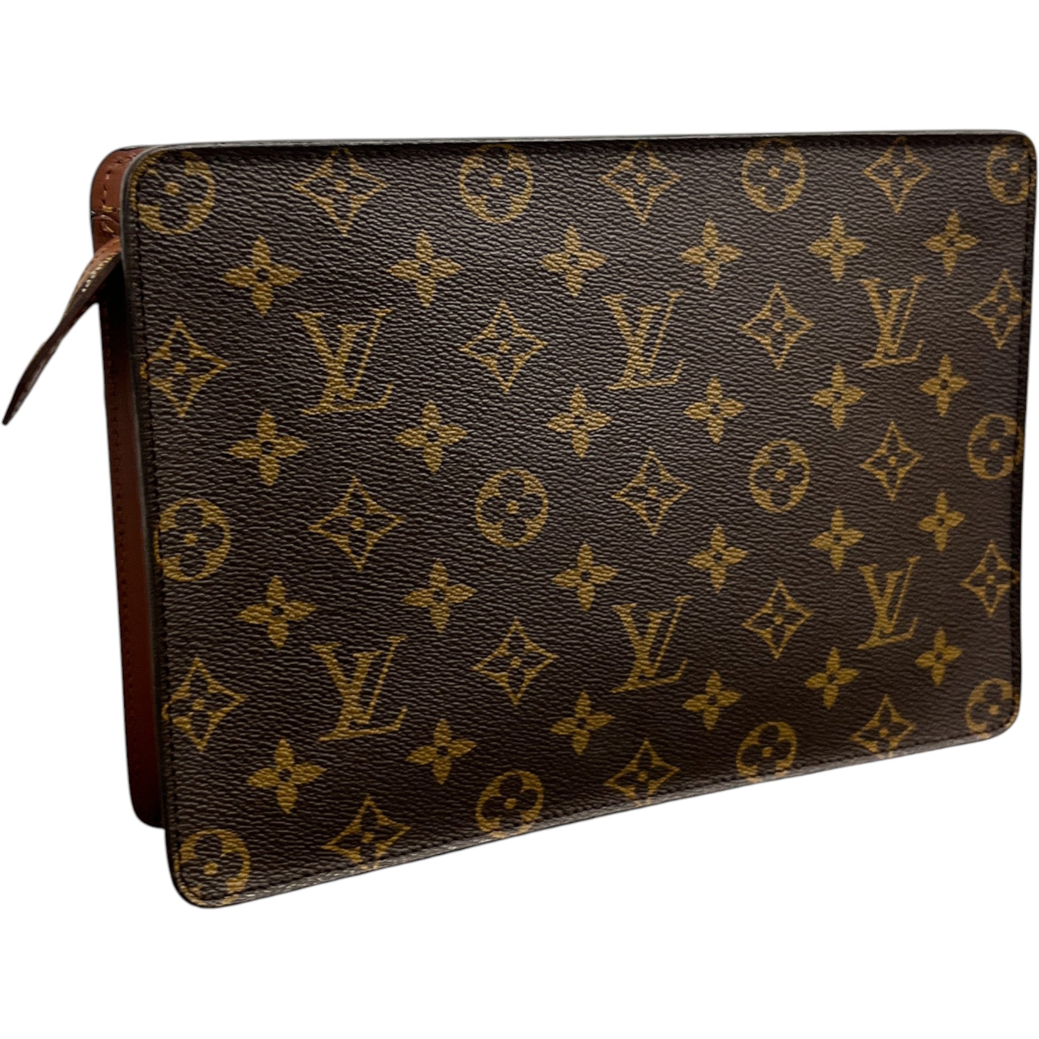 Women's Monogram Pochette Homme Clutch Brown