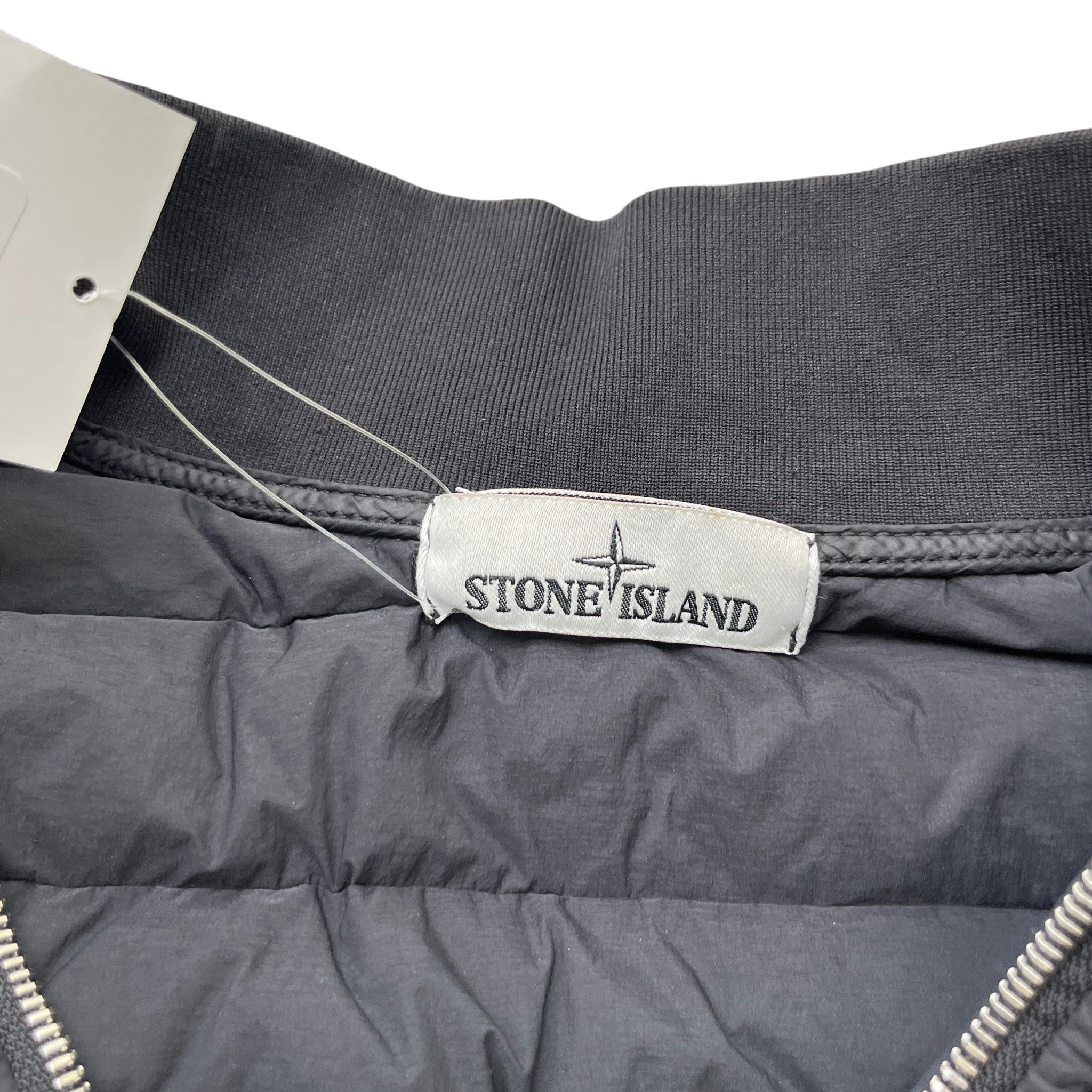 Men's Loom Woven Down Chambers Gilet Black Size L