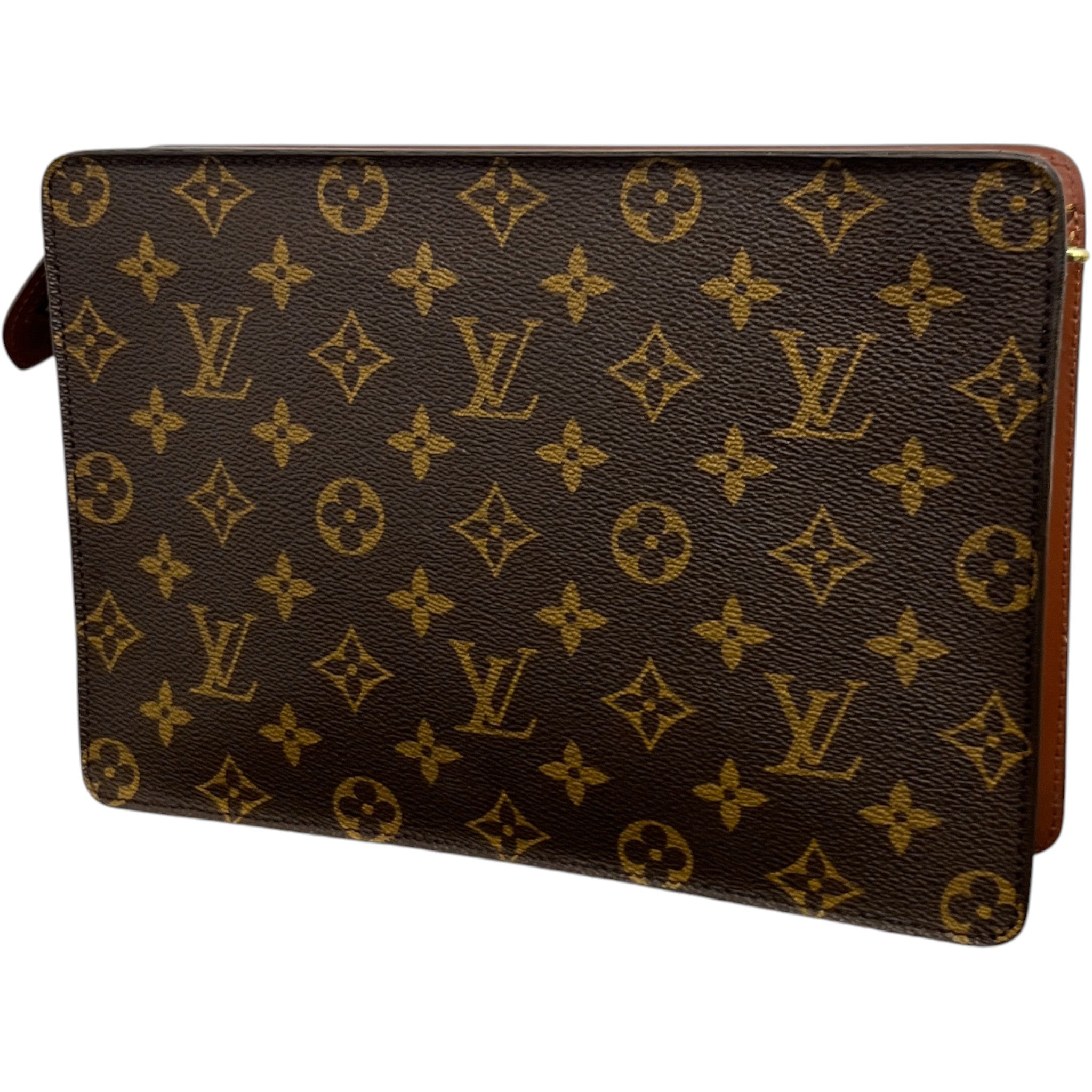 Women's Monogram Pochette Homme Clutch Brown