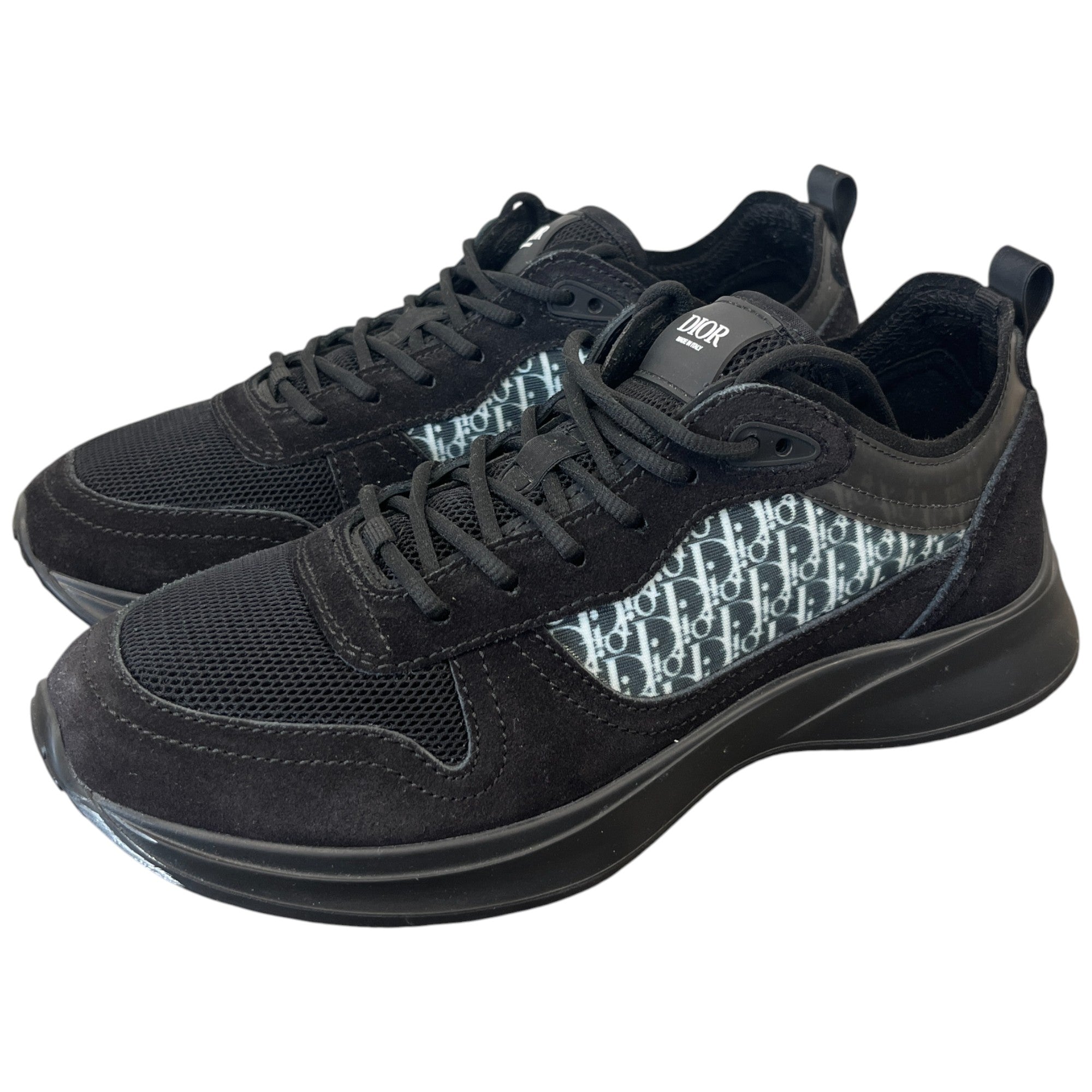 Men's B25 Runner Low Trainers Black Size EU 42.5 / UK 8.5