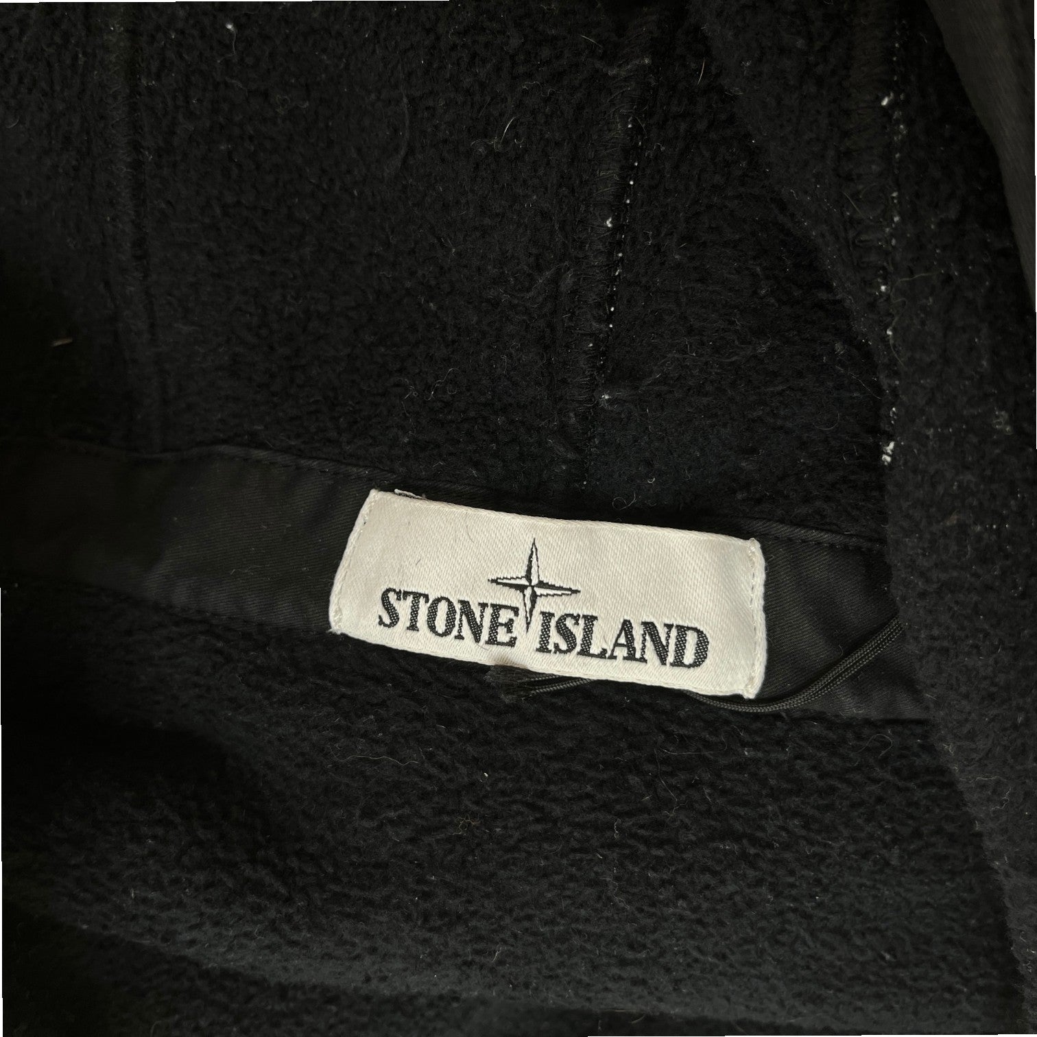 Men's Teddy Fleece Jacket Black Size XL