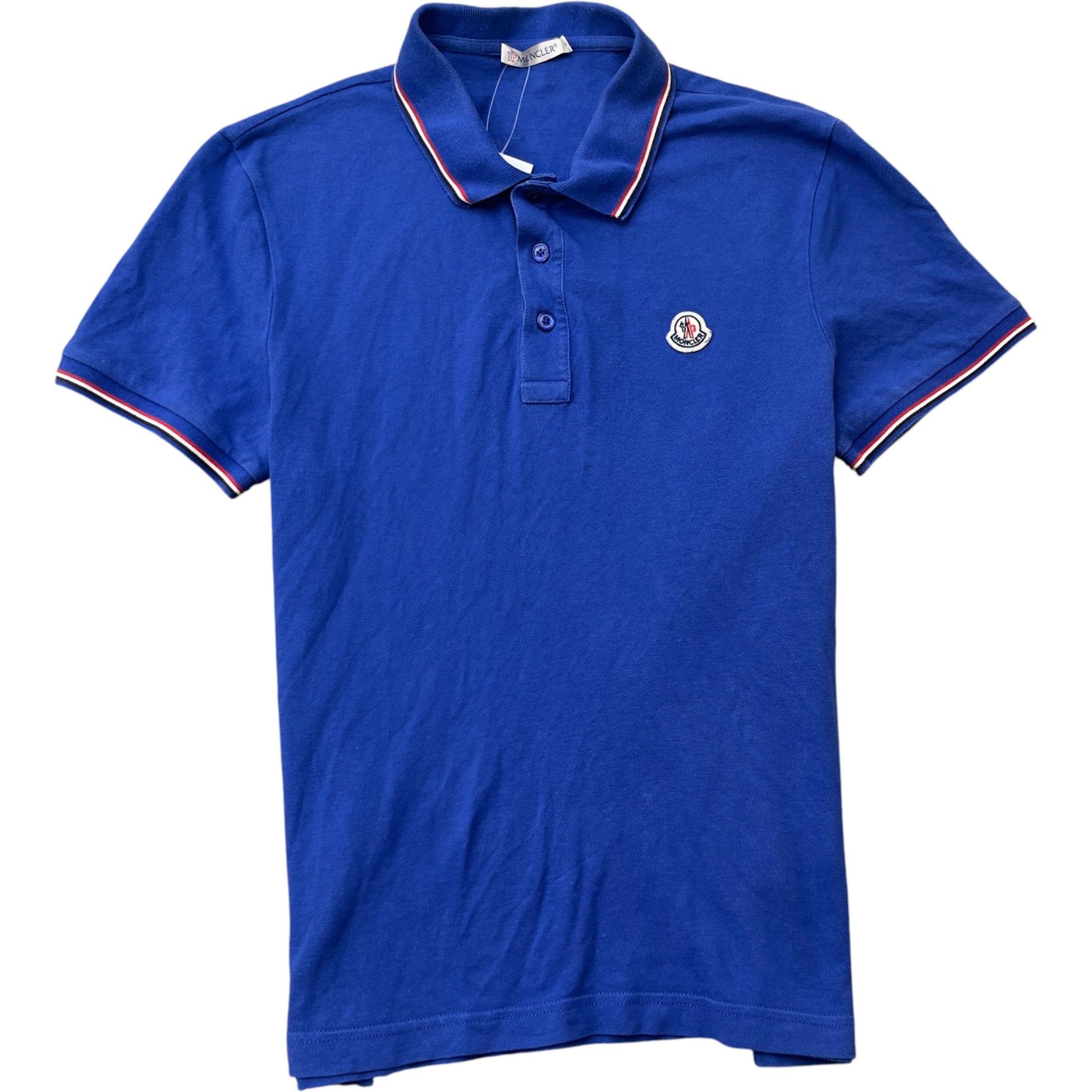 Men's Maglia Manica Corta Polo Shirt Blue Size S