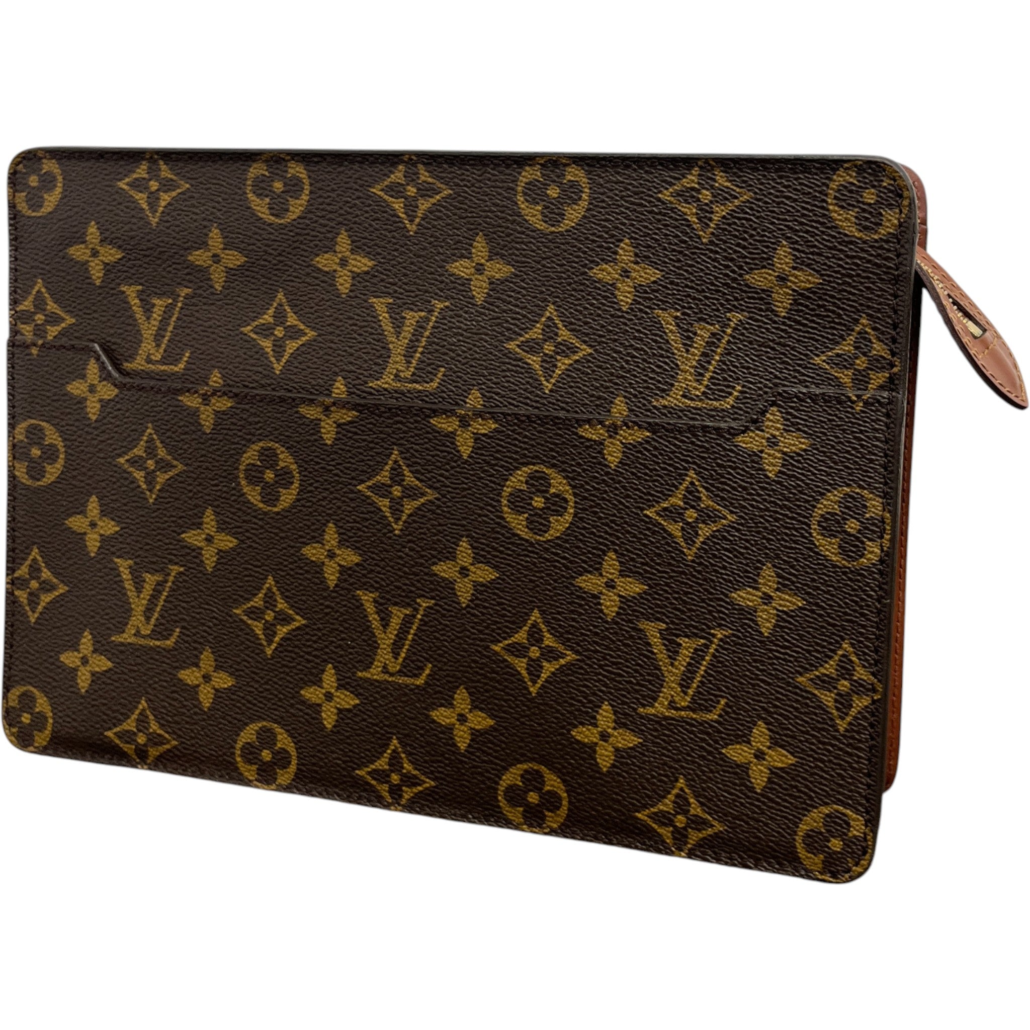 Women's Monogram Pochette Homme Clutch Brown