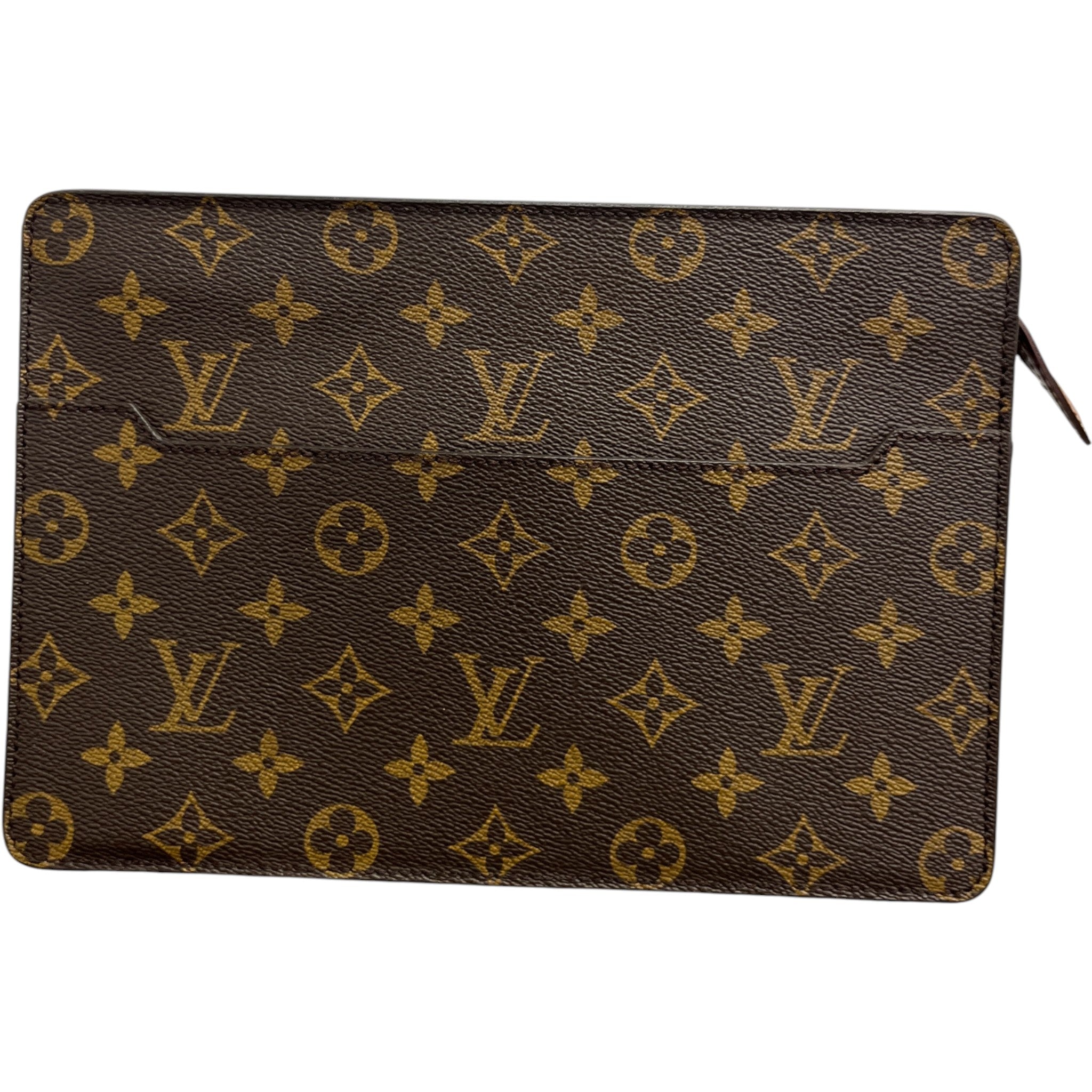 Women's Monogram Pochette Homme Clutch Brown