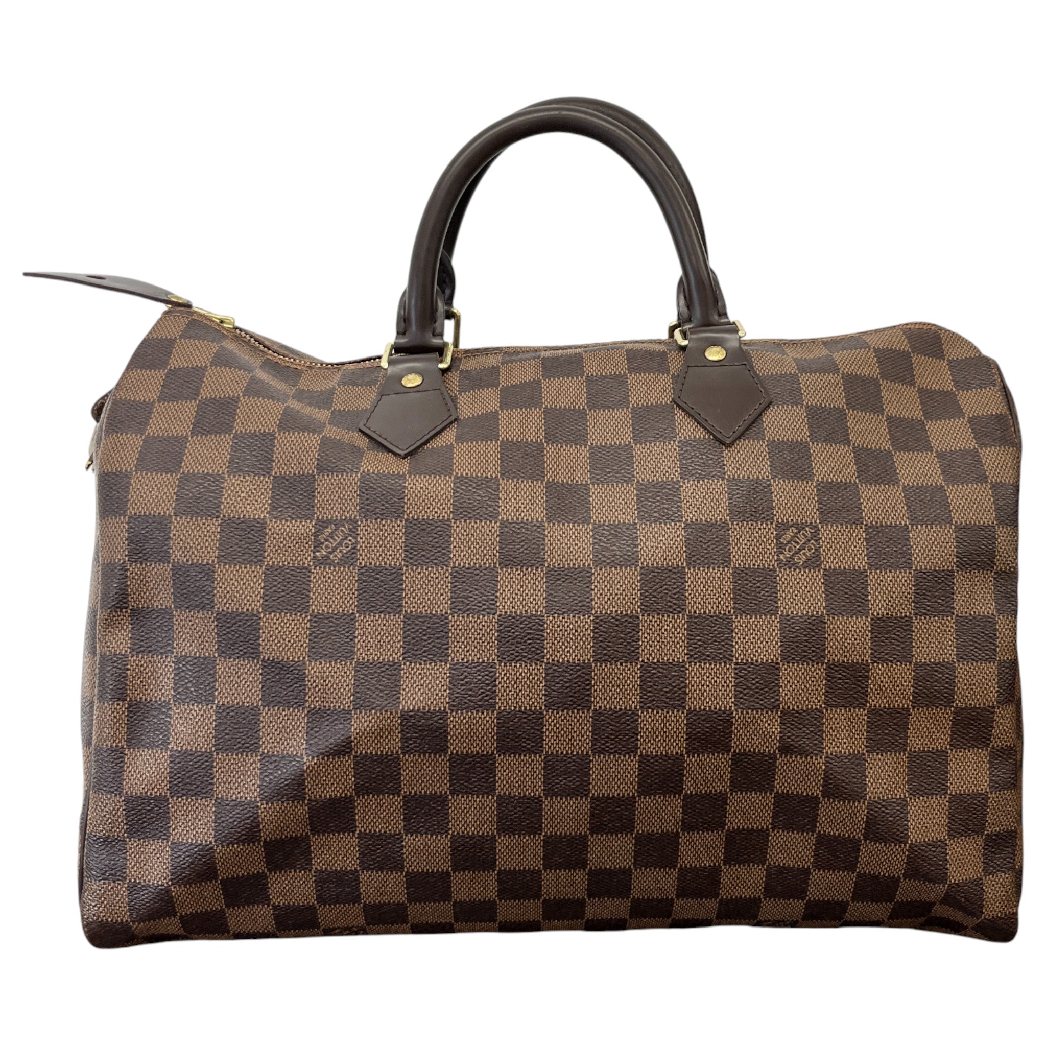Women's Damier Ebene Speedy 35 Handbag Brown