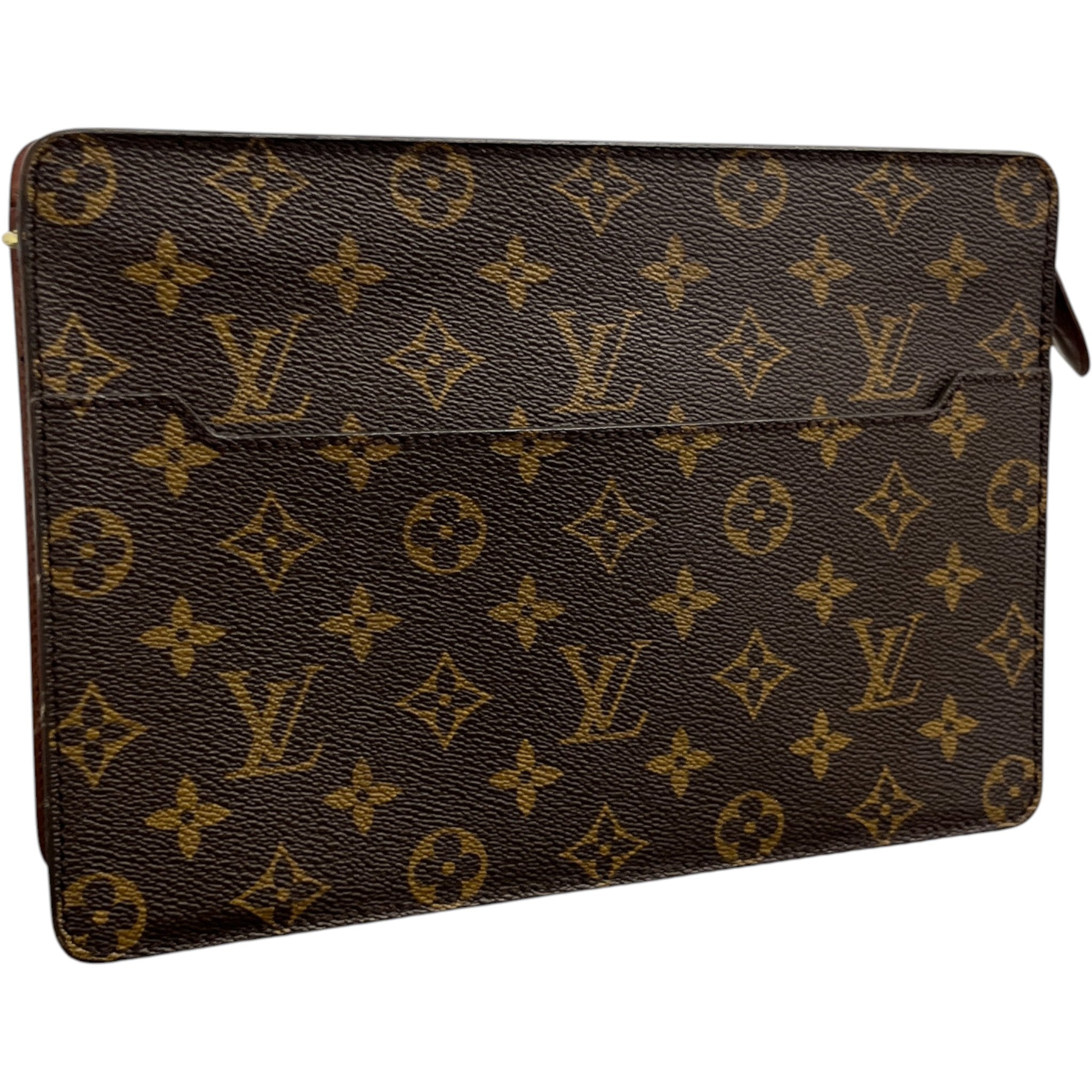Women's Monogram Pochette Homme Clutch Brown