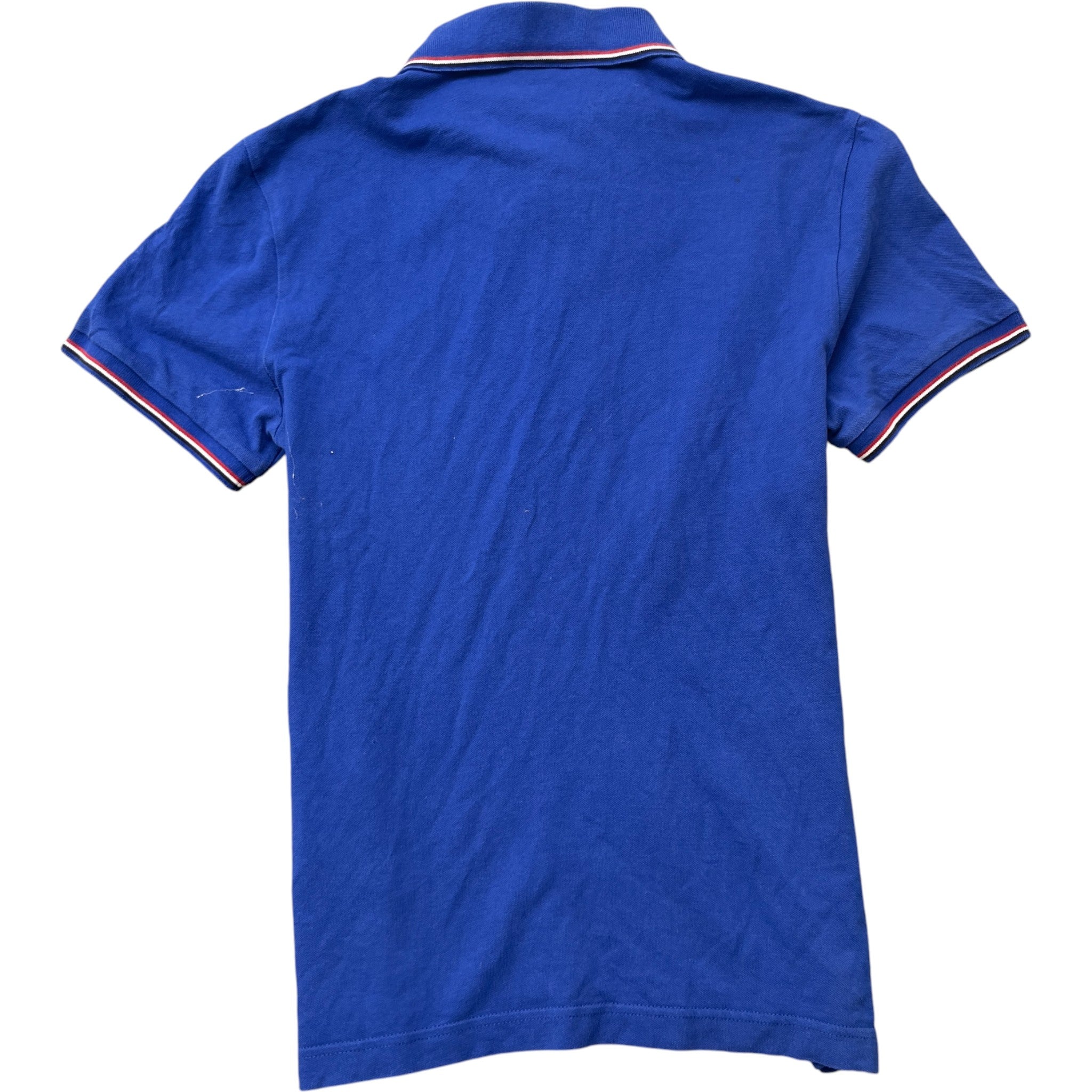 Men's Maglia Manica Corta Polo Shirt Blue Size S