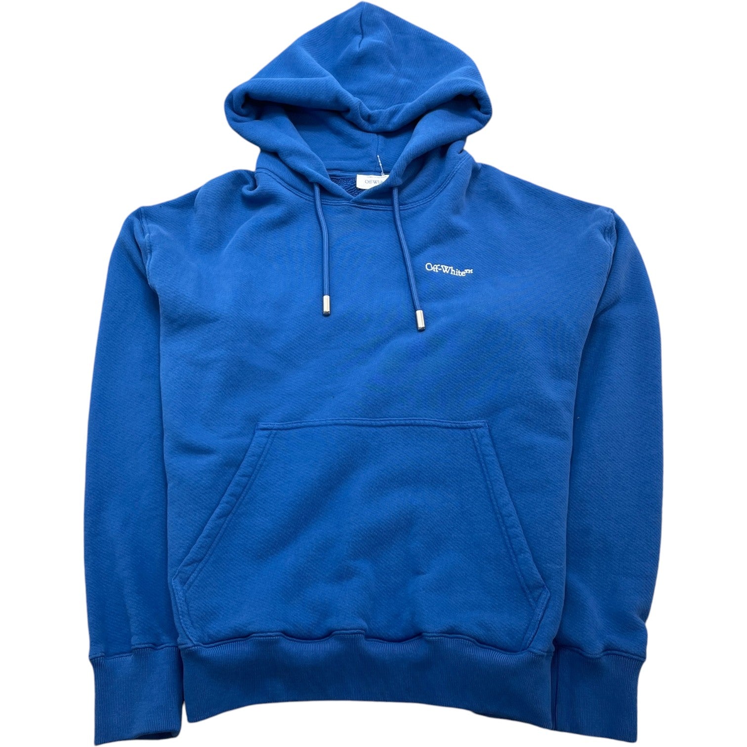 Men's Denim Arrow Logo Hoodie Blue Size M