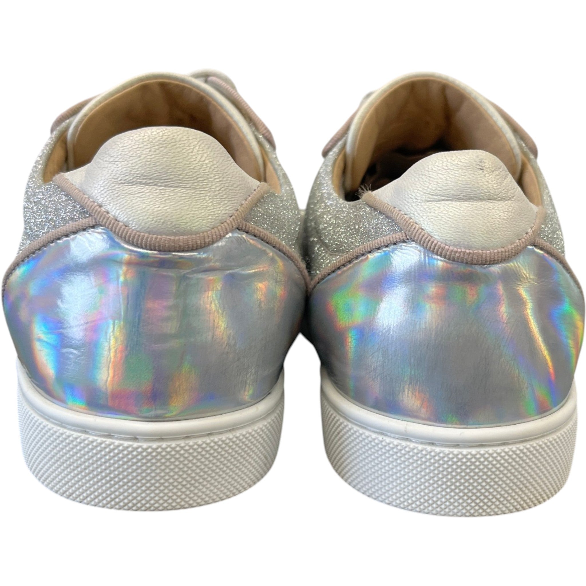 Women's Vieira 2 Glittered Low Trainers Silver Size EU 38 / UK 5