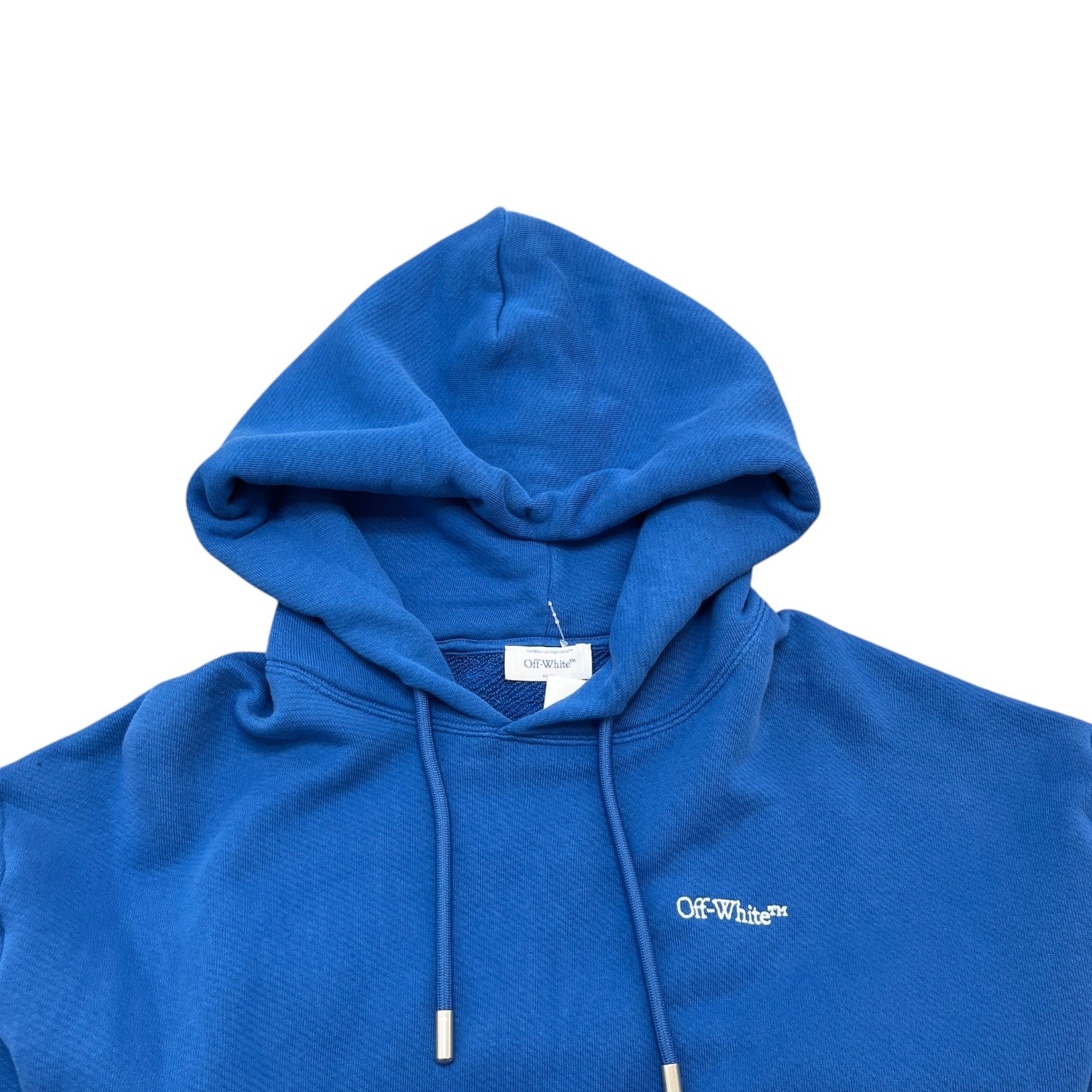 Men's Denim Arrow Logo Hoodie Blue Size M