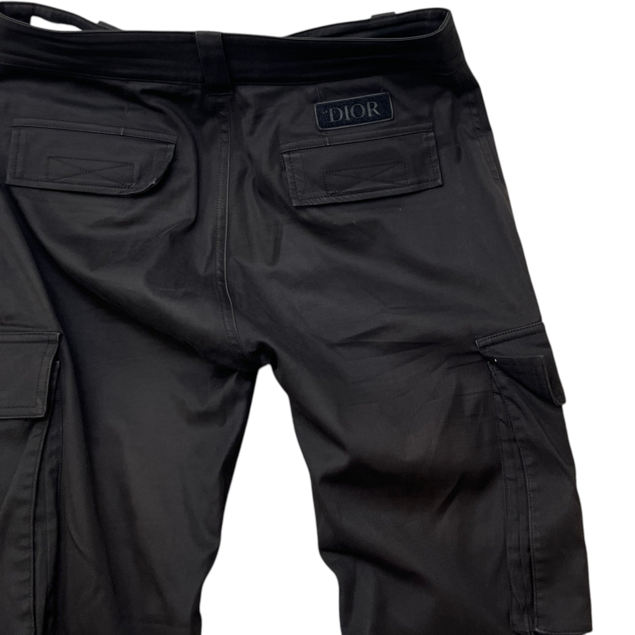 Men's Logo Cargos Black Size XS
