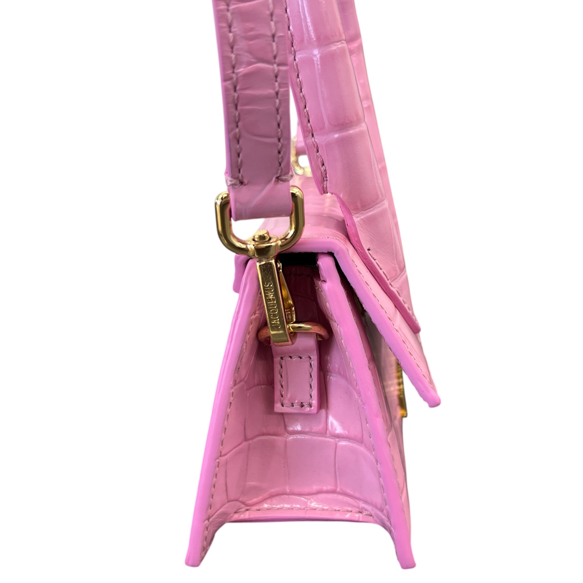 Women's Croc Embossed Mini Le Chiquito Bag Pink