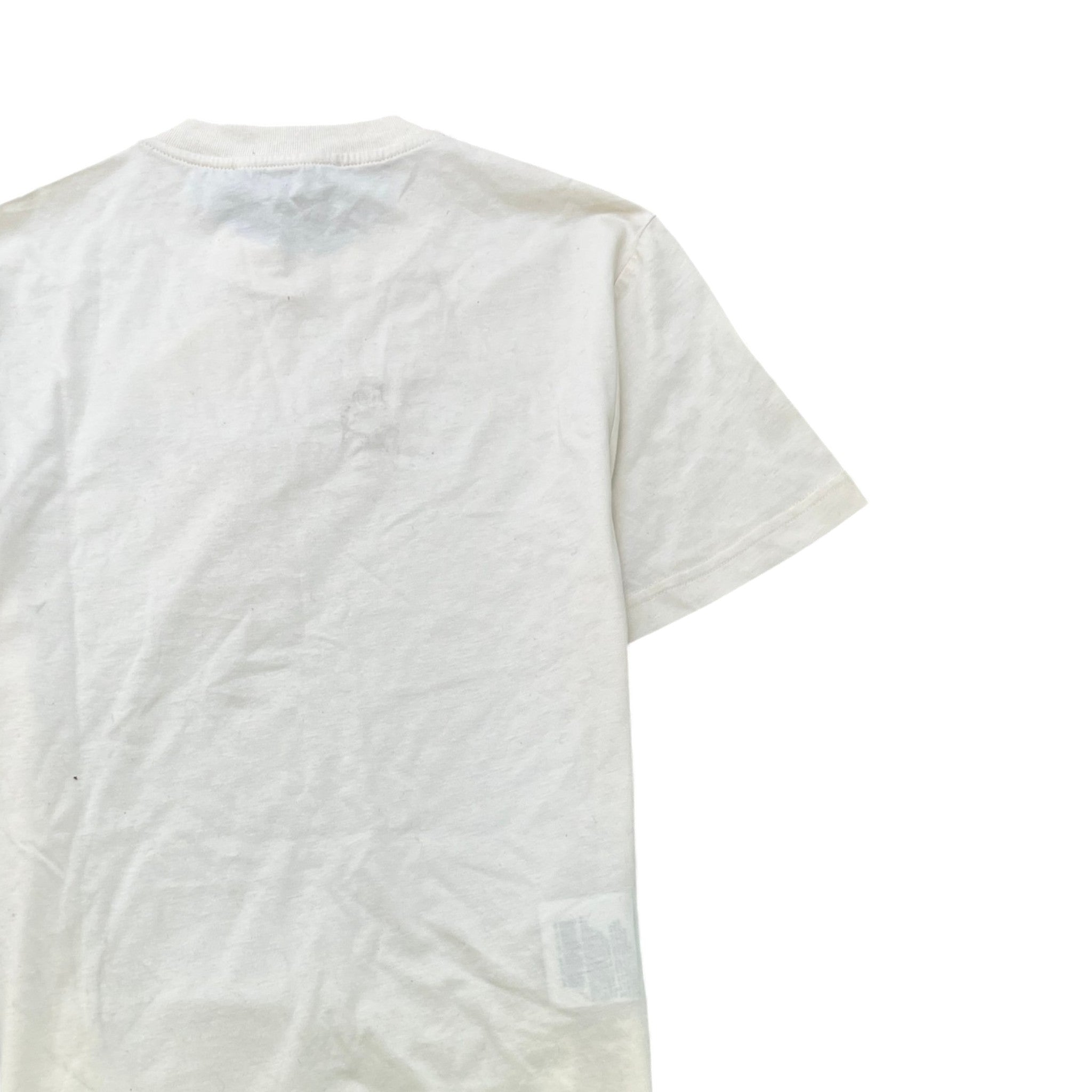 Women's Crystal Embellished T-Shirt Cream Size S